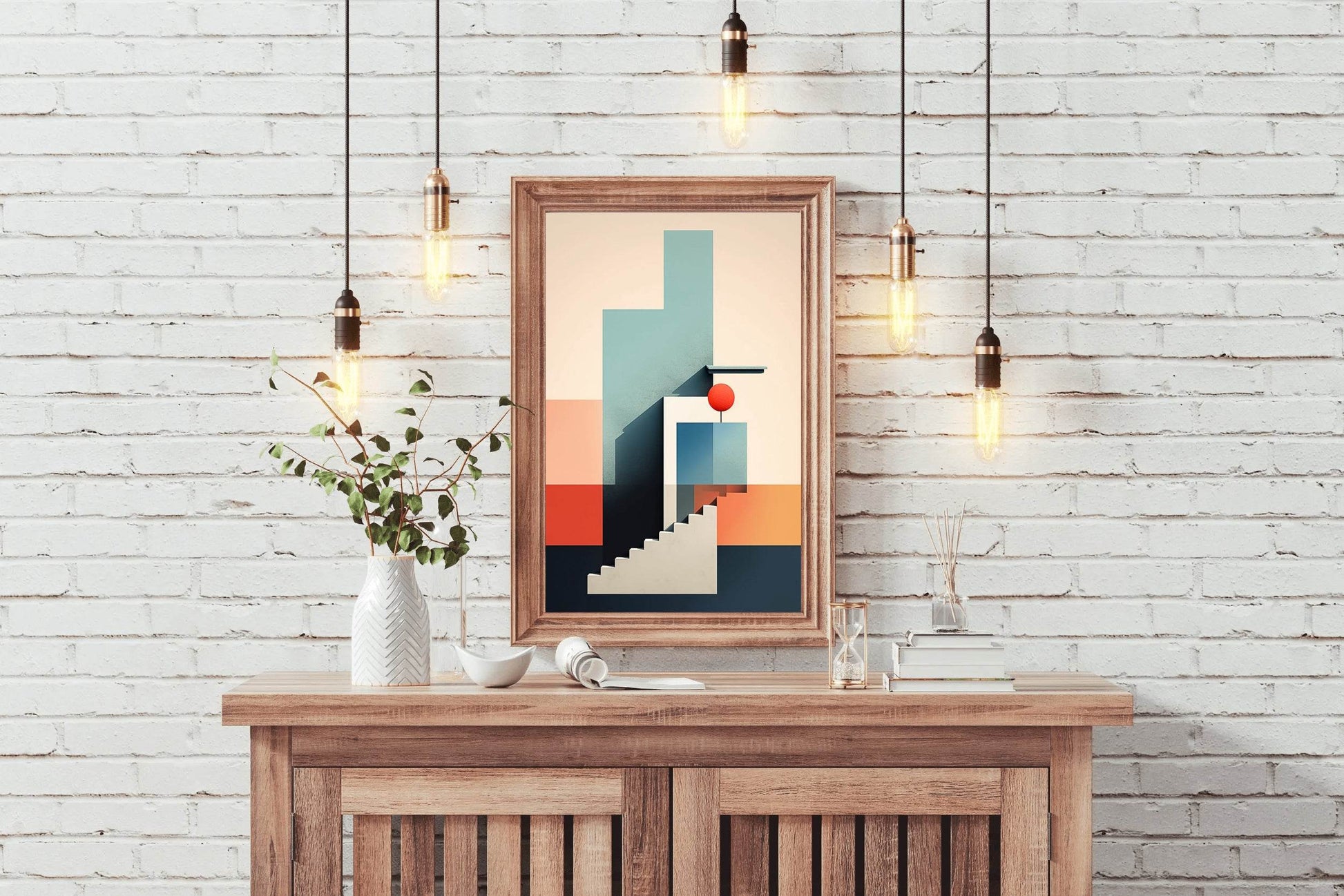 Creative Shape Background Abstract Wall Art - beink online art store