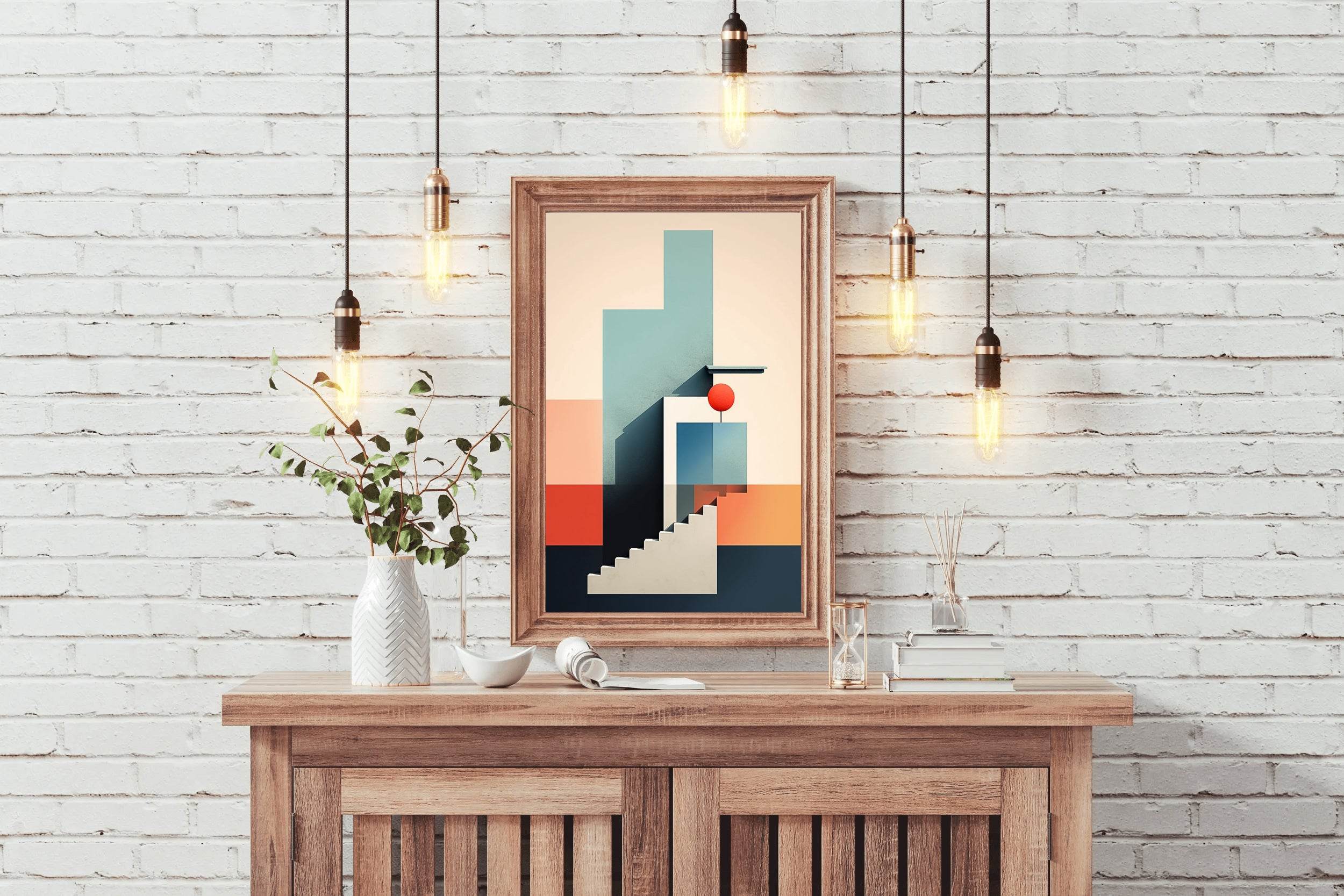 Creative Shape Background Abstract Wall Art - beink online art store