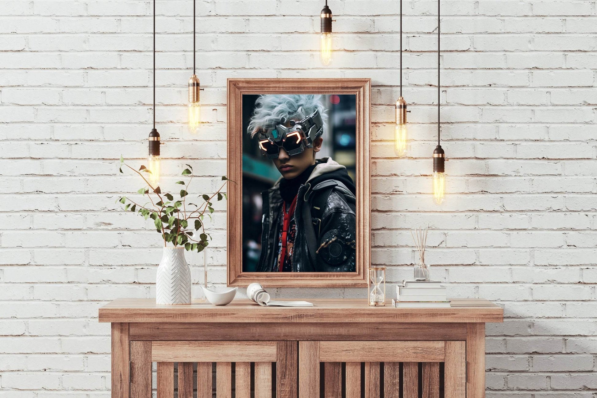 Avatar Boy Cyberpunk Wall Art - beink online art store