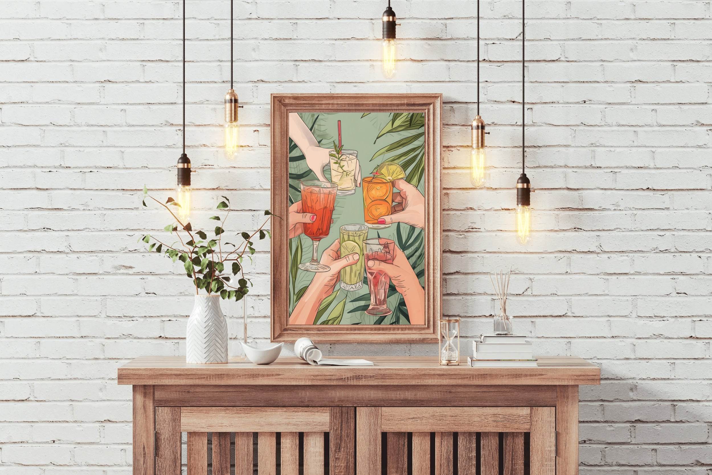 Cocktails Wall Art - beink online art store