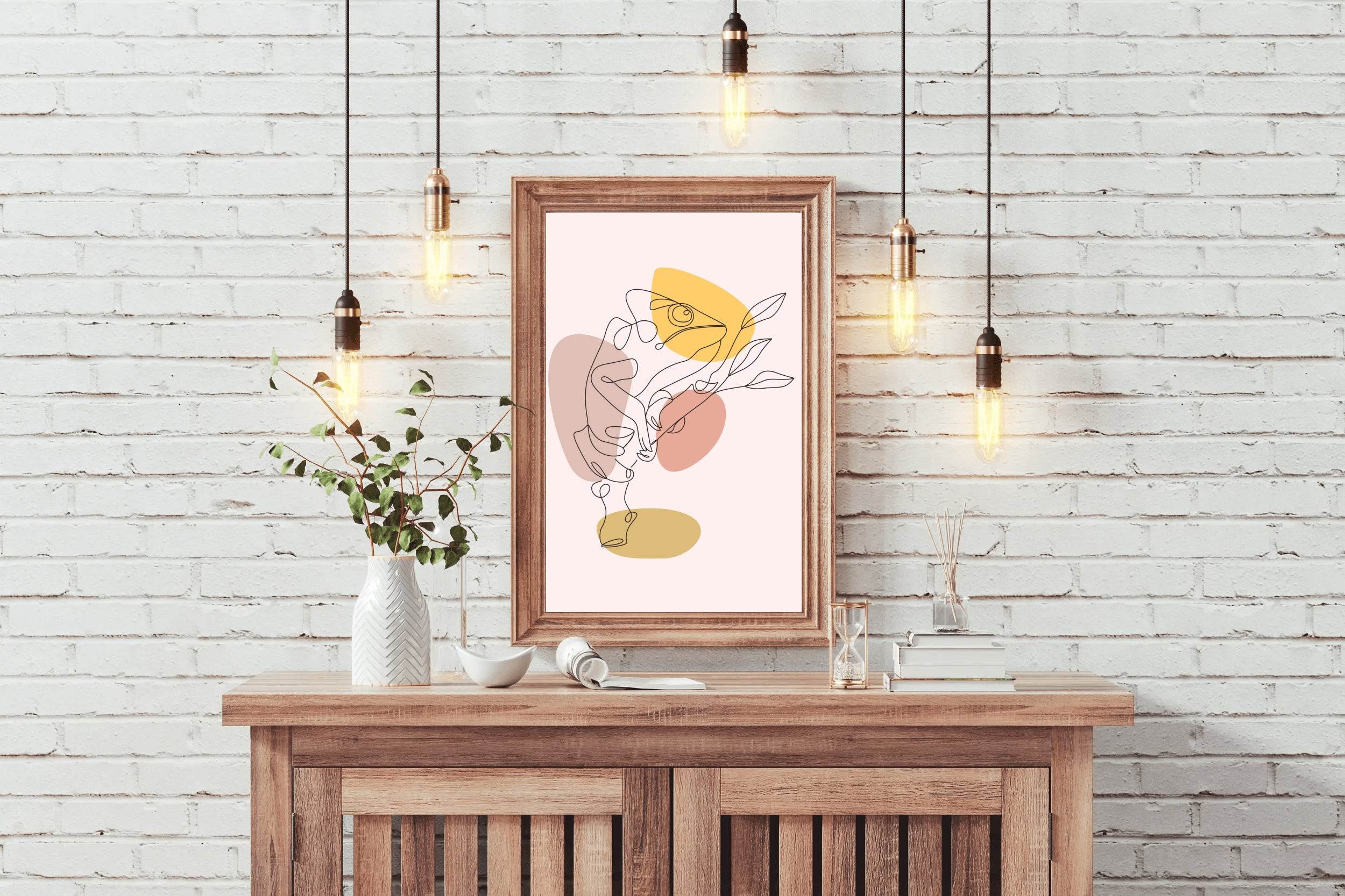 Chameleon Painting Wall Art - beink online art store
