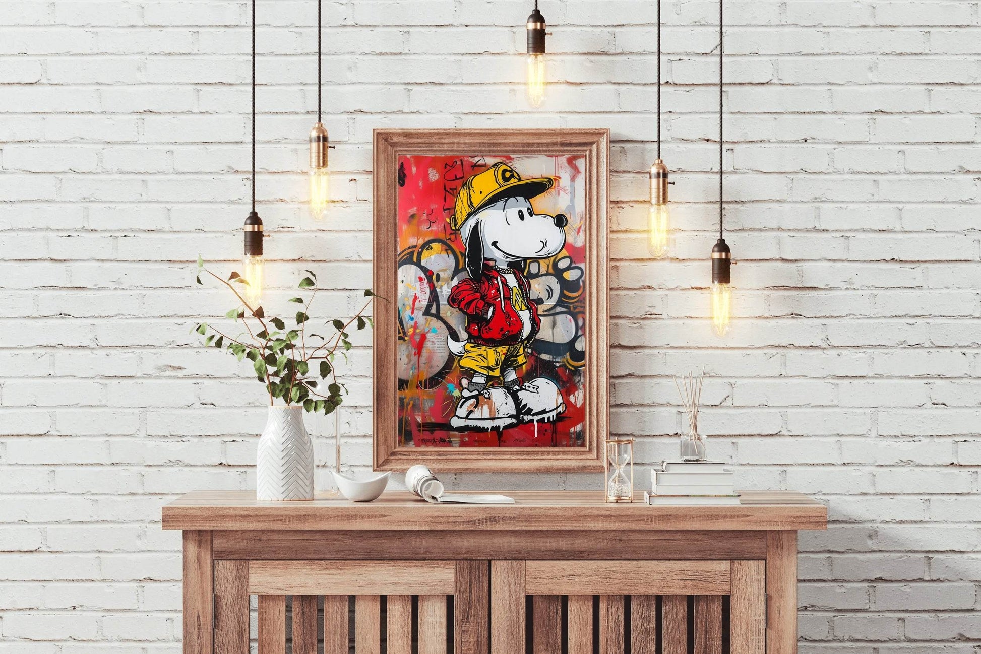 Hip Hop Snoopy Street Wall Art - beink online art store