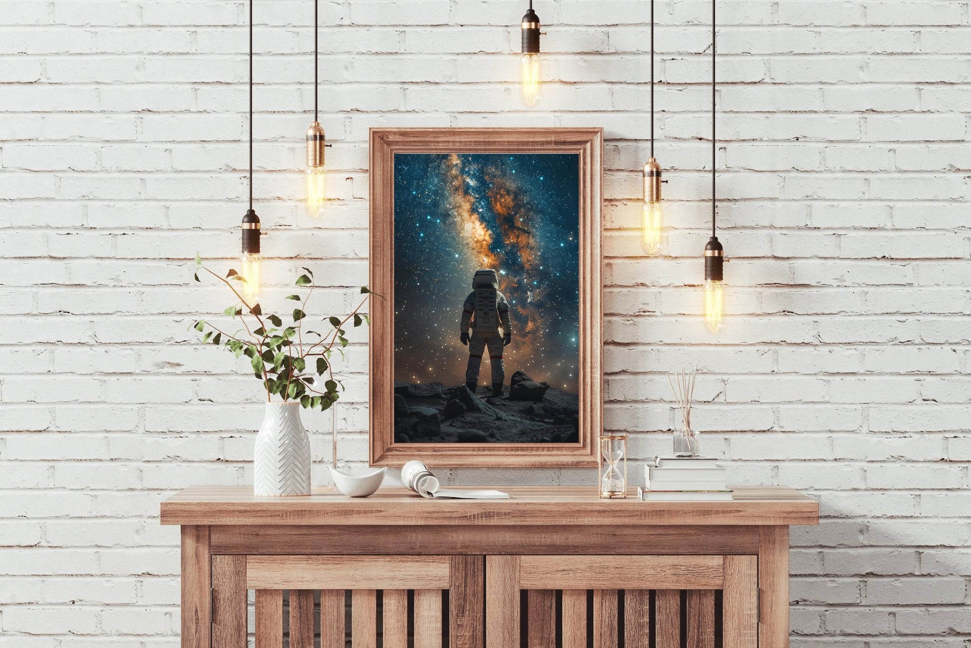 Astronaut in space Wall Art - beink online art store