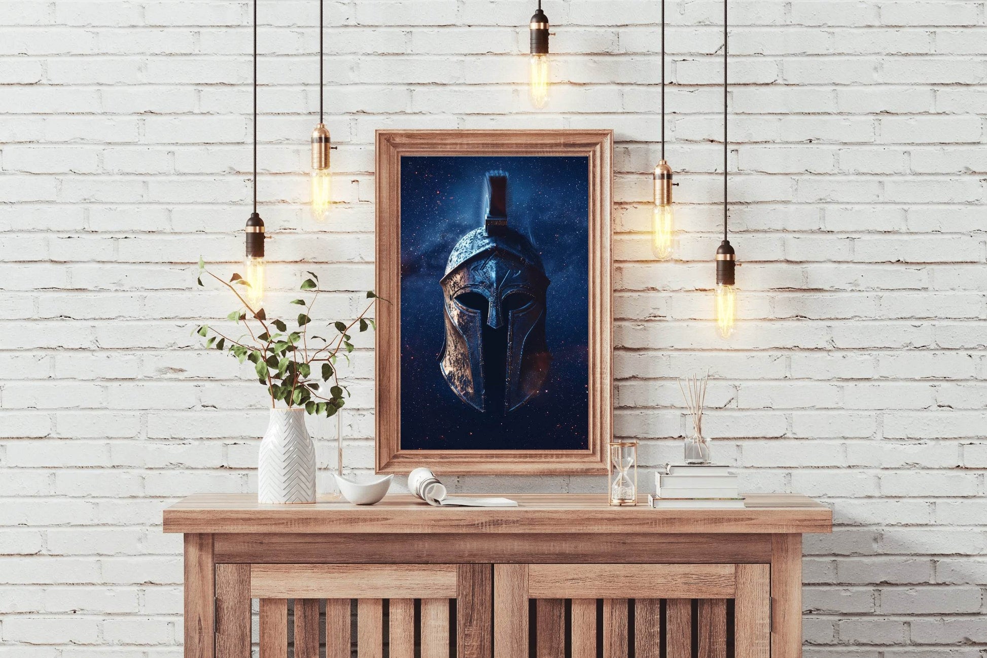 Spartan Helmet Wall Art - beink online art store
