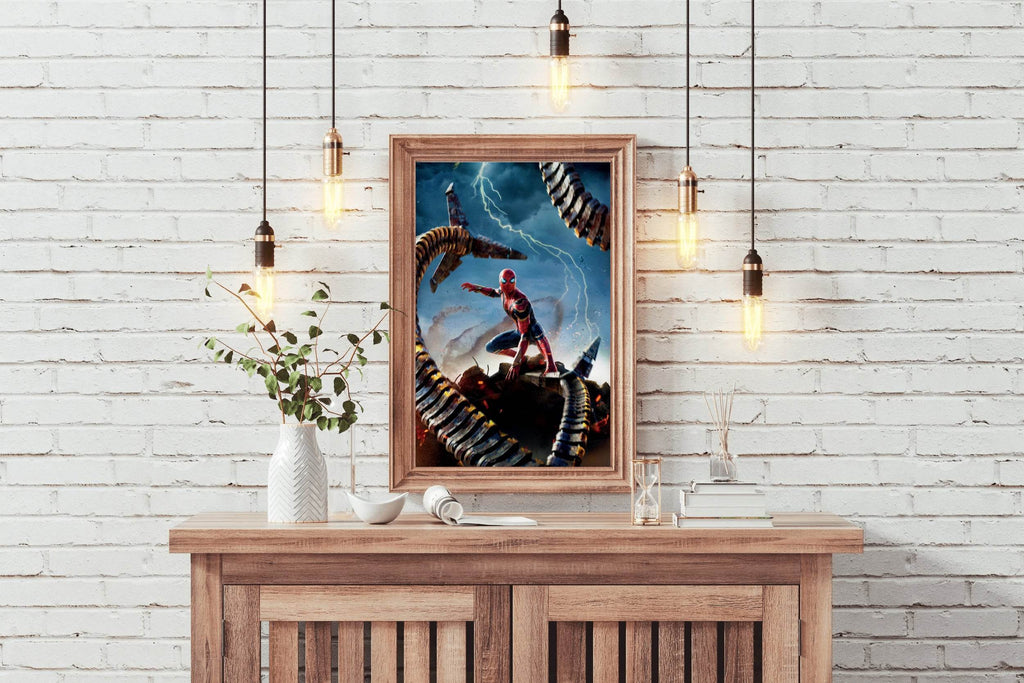Spider-Man: No Way Home A Battle Across Universes Wall Art - beink online art store