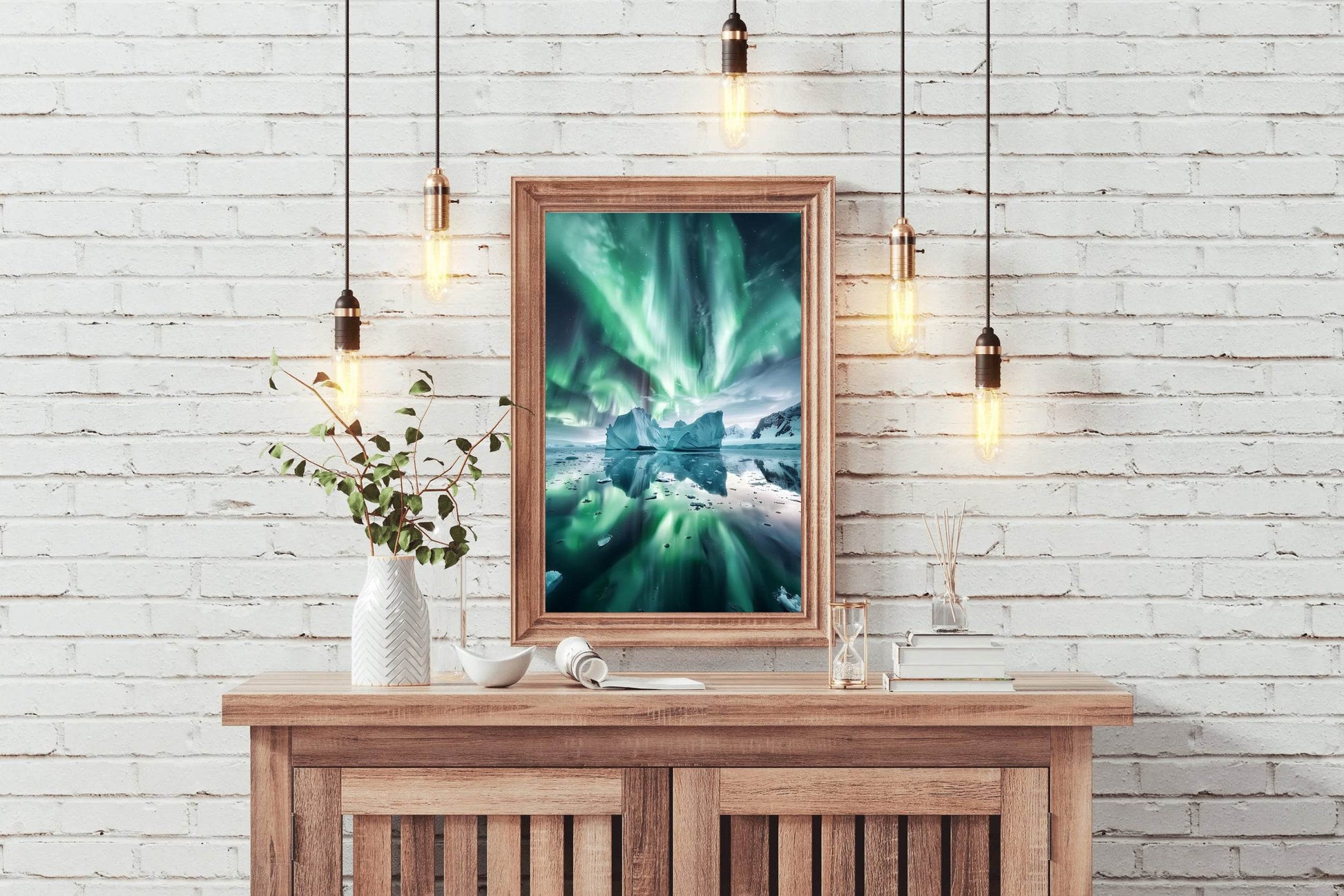 Arctic Lights Reflected Wall Art - beink online art store