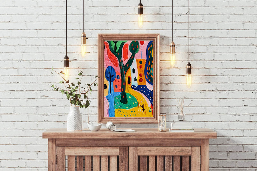 Colorful Landscape Digital Art - beink online art store
