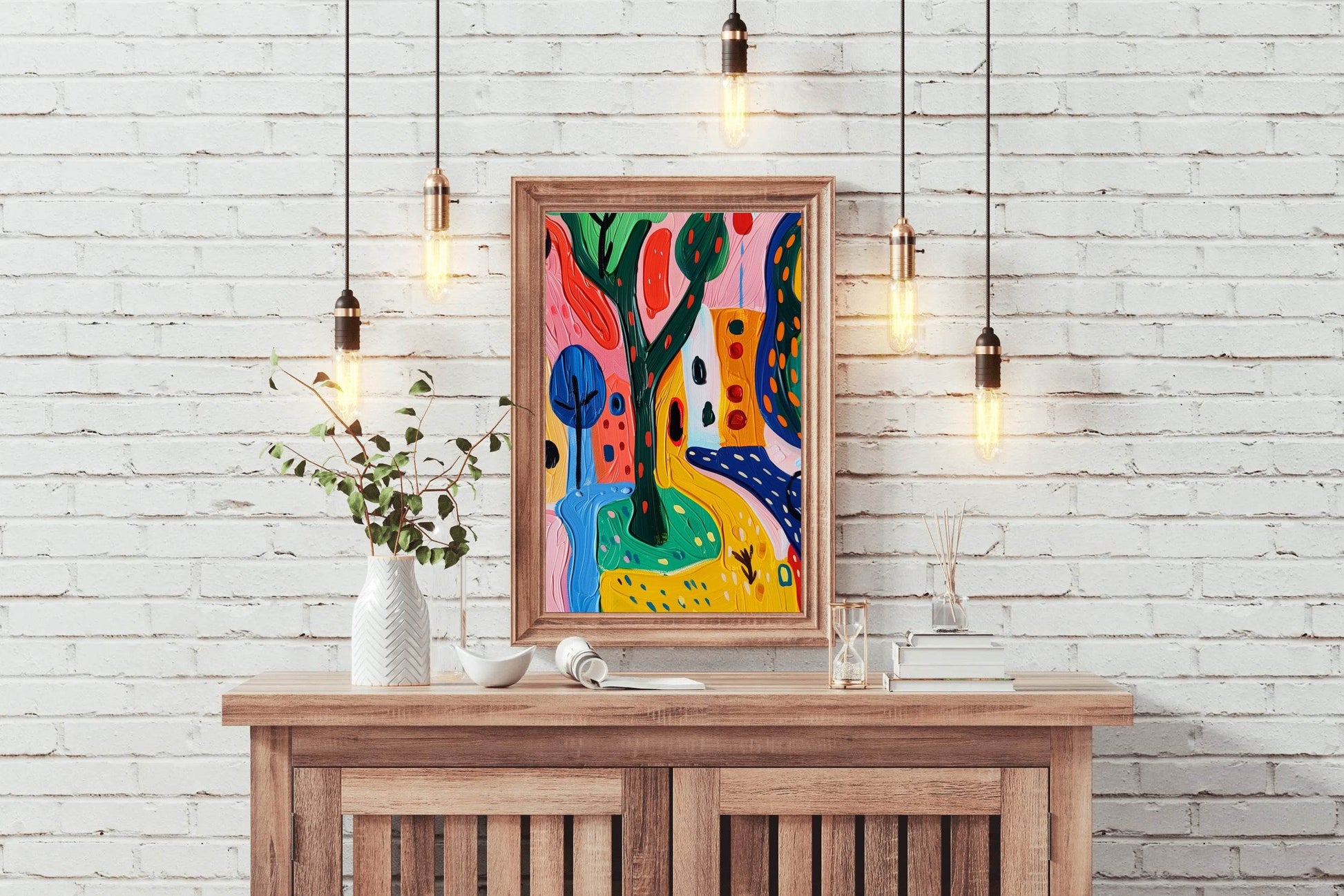 Colorful Landscape Digital Art - beink online art store