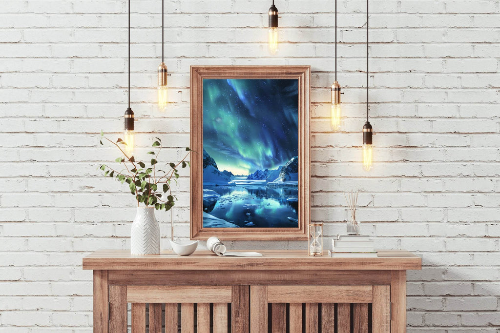 Arctic Aurora Wall Art - beink online art store