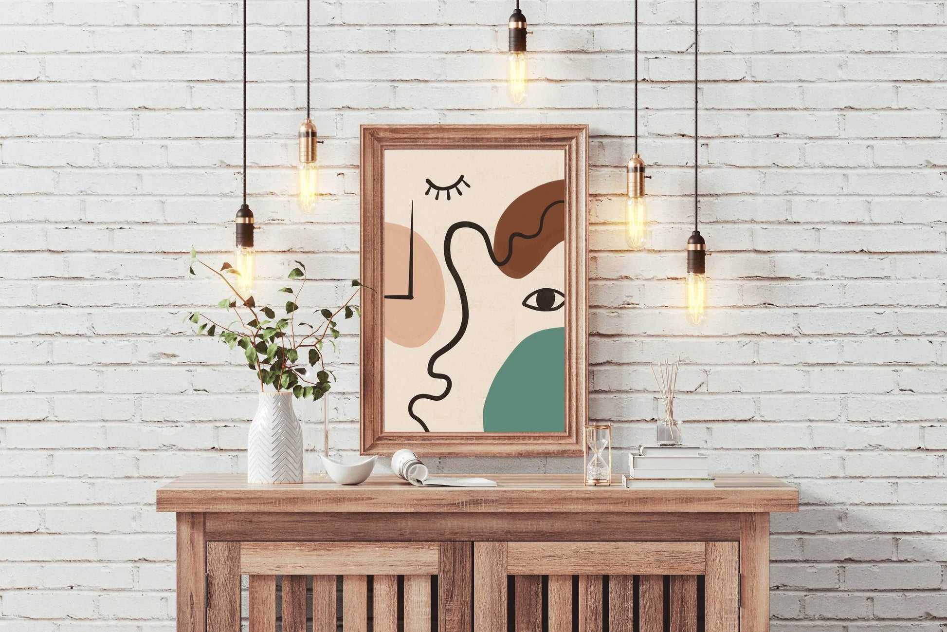 Mixed Faces Wall Art - beink online art store
