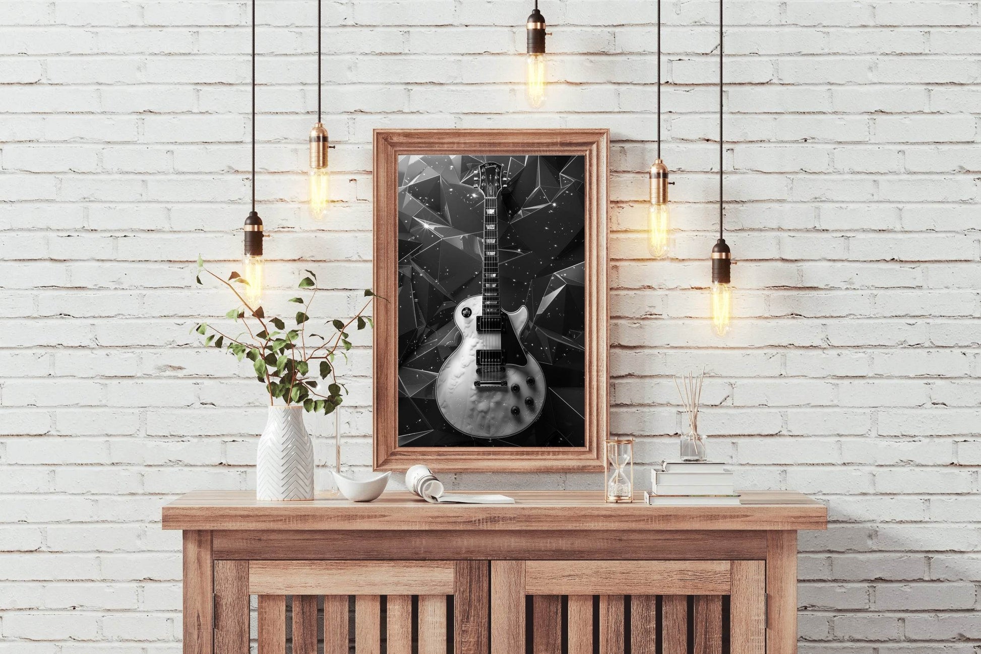 Classic Rock Guitar Wall Art - beink online art store