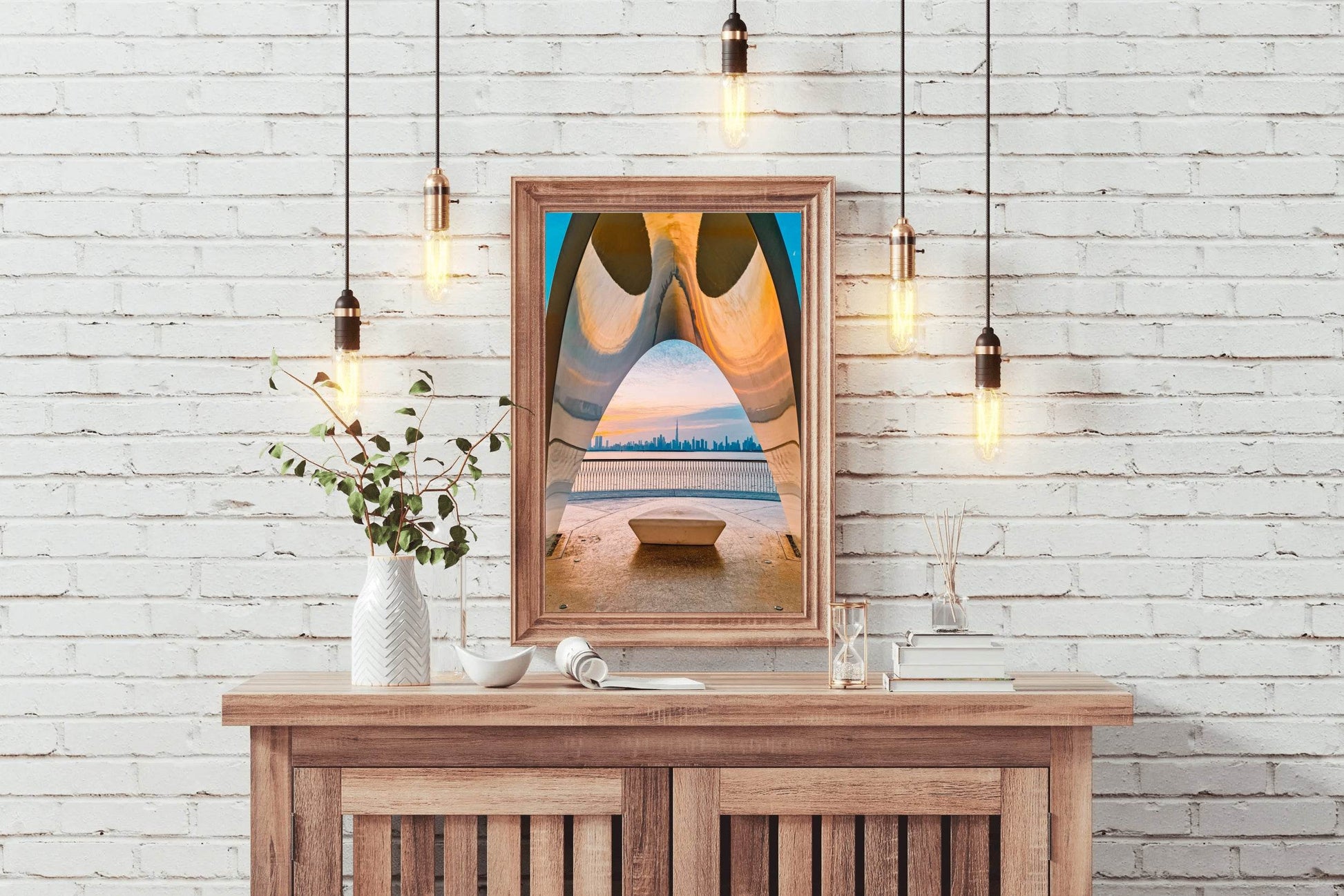 A City Across the Ocean Wall Art - beink online art store