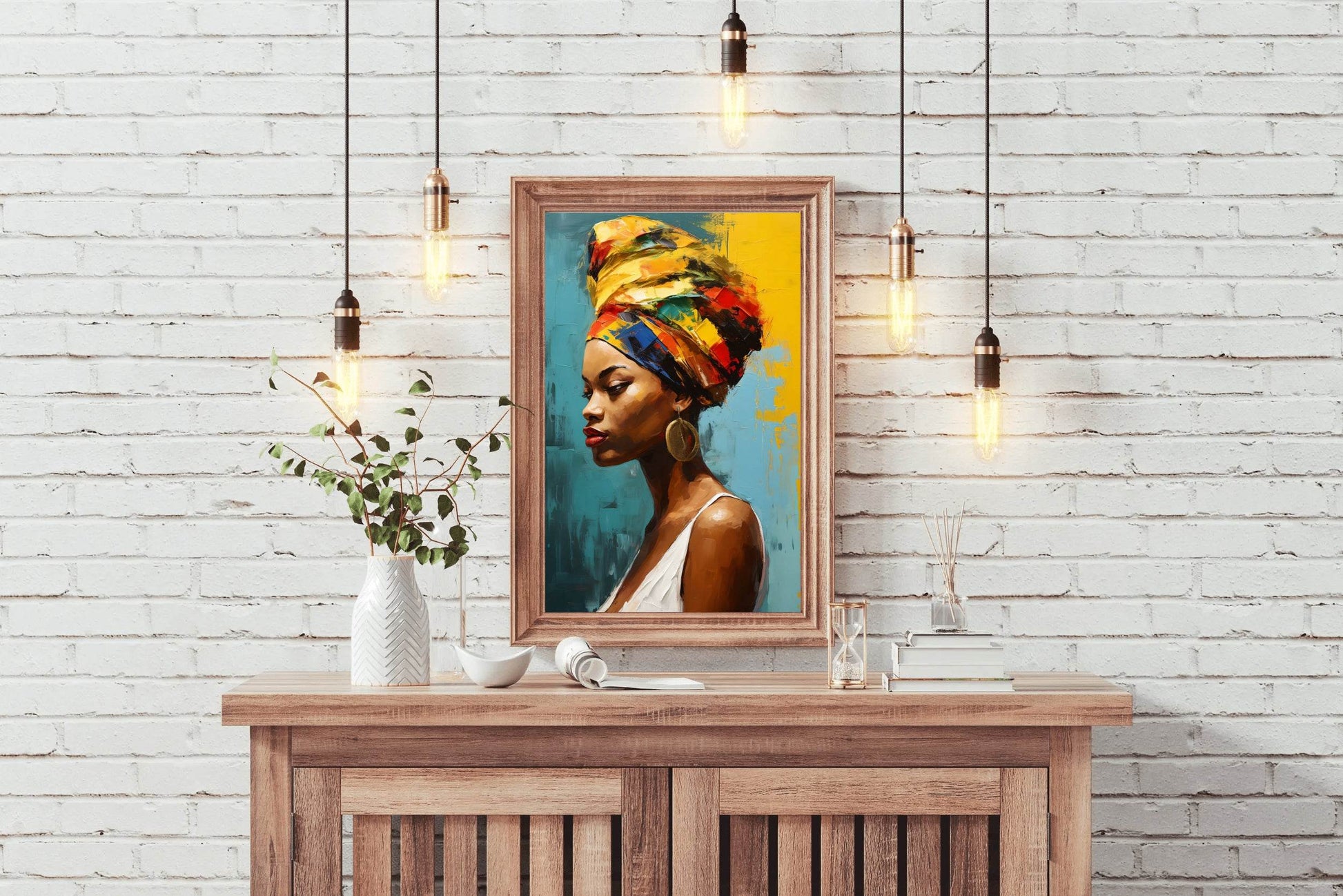African Women Canvas Wall Art - beink online art store