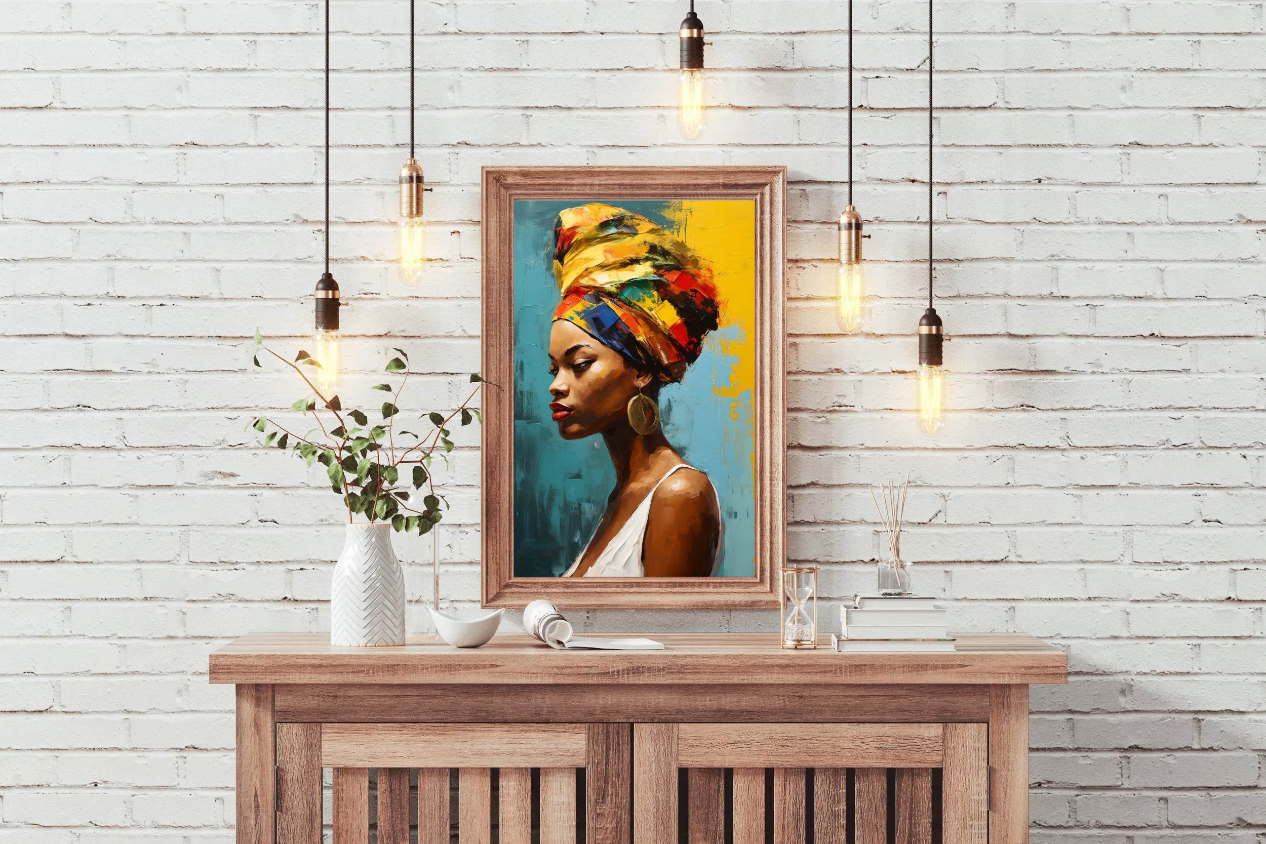 African Women Canvas Wall Art - beink online art store