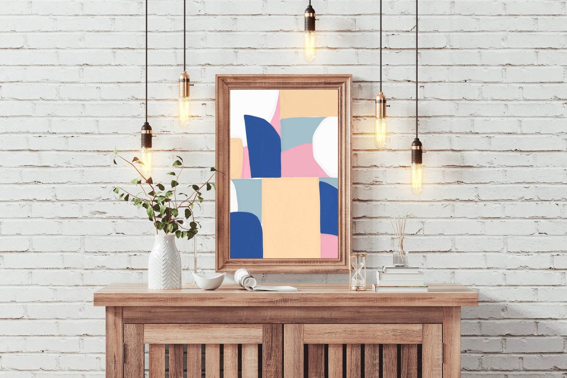 Abstract Geometric Shapes Wall Art - beink online art store