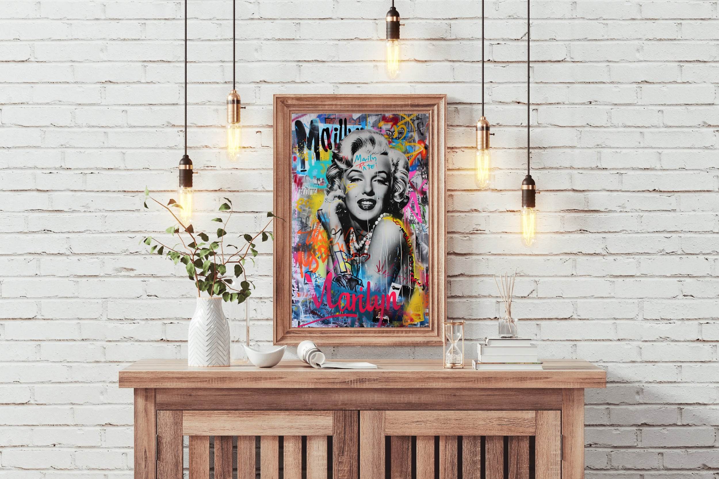 Marilyn Graffiti Wall Art - beink online art store