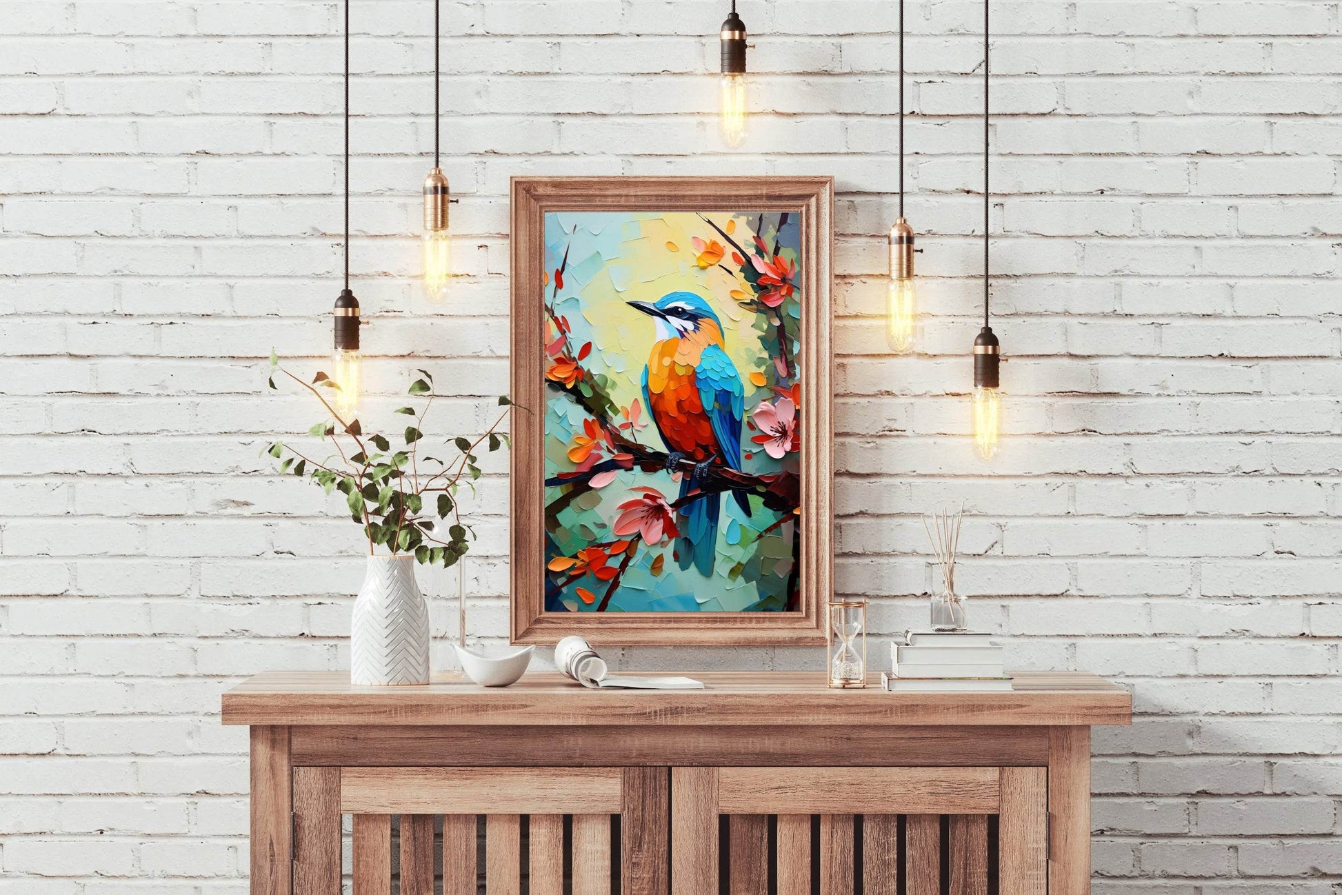 Bee Eater Bird Painting - beink online art store