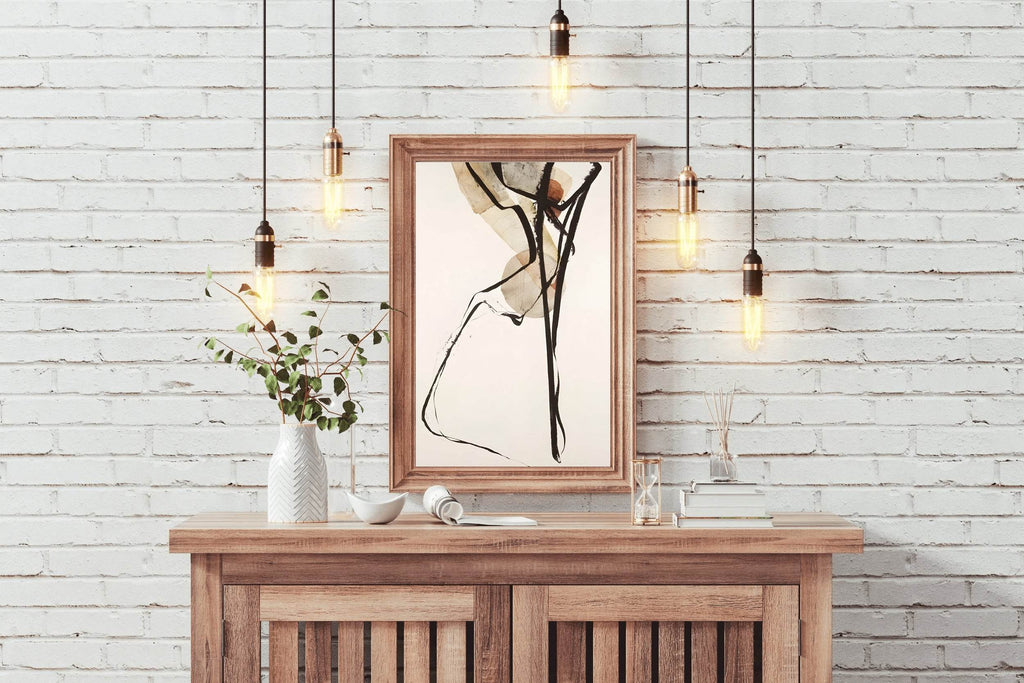 Watercolor Dynamic Lines Modren Wall Art - beink online art store