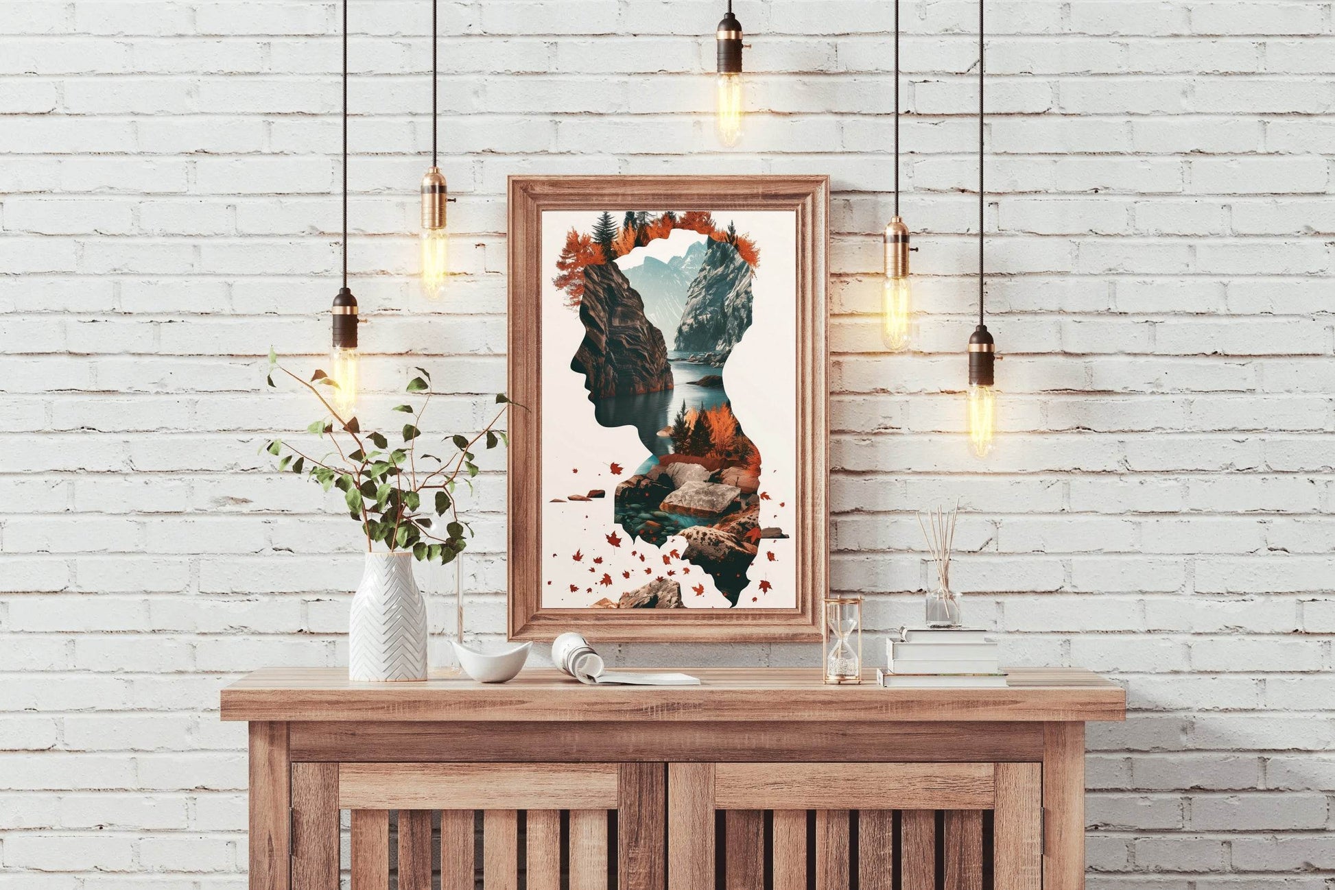 Mountainscape Mind Digital Art - beink online art store