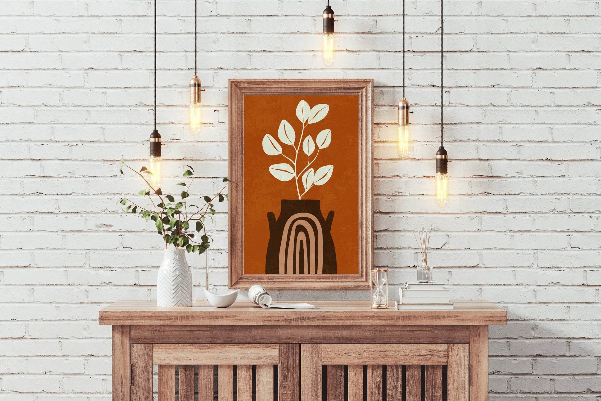 Boho Fantasy Vase Wall Art - beink online art store