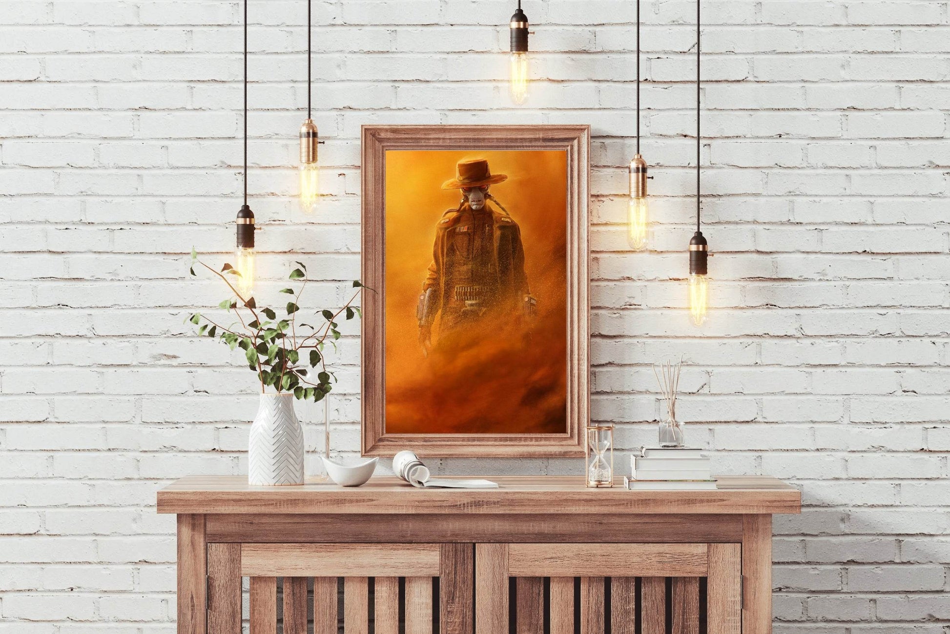 Cad Bane in Sand Storm Wall Art - beink online art store