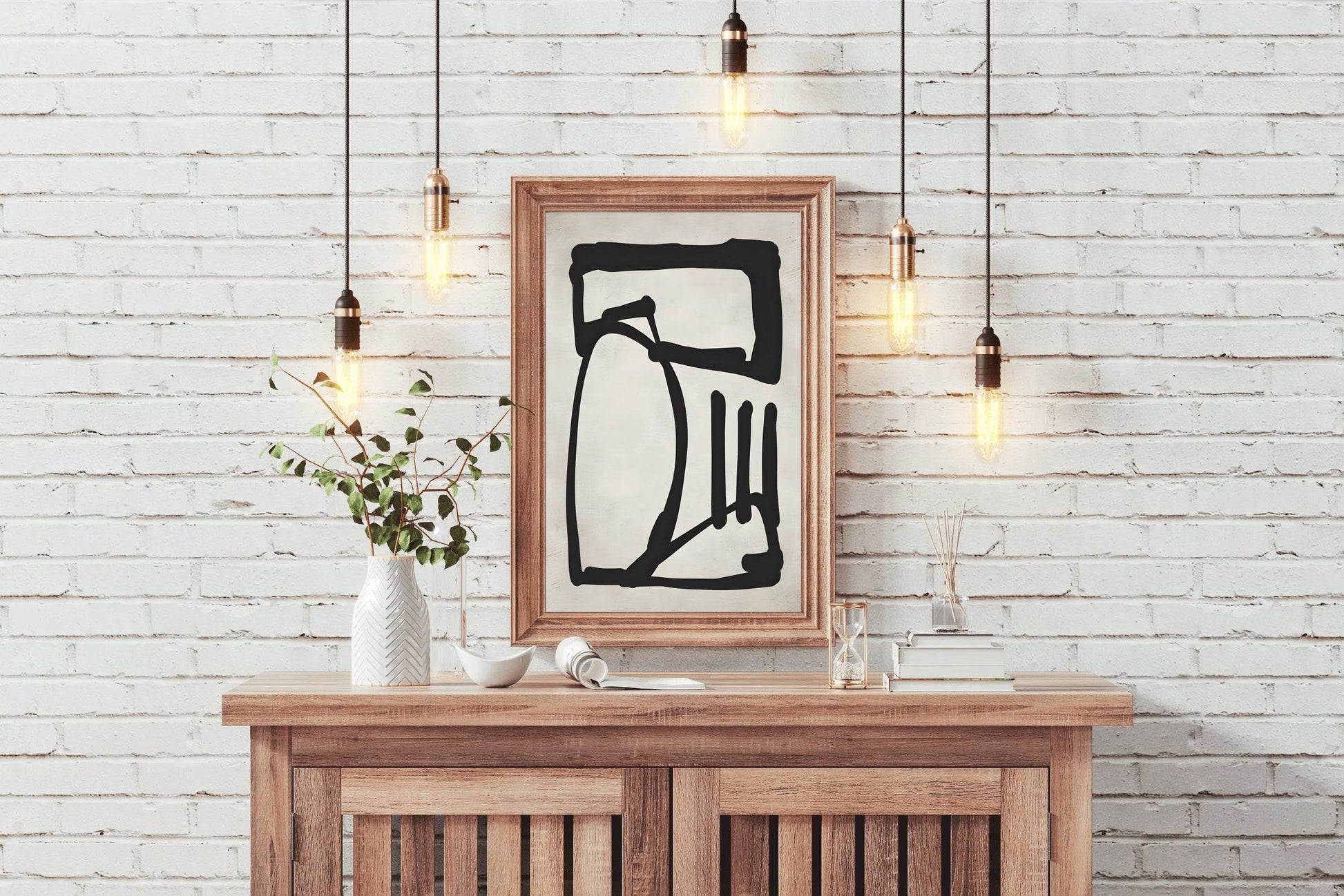 Geometric Glimpse Modern Wall Art - beink online art store