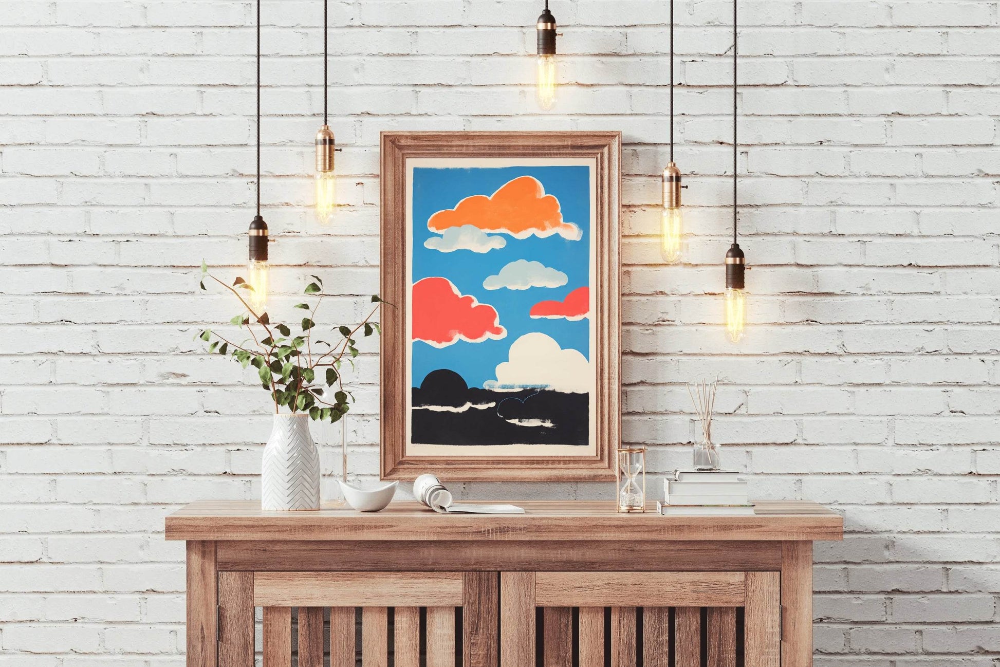 Colorful Clouds Painting Wall Art - beink online art store