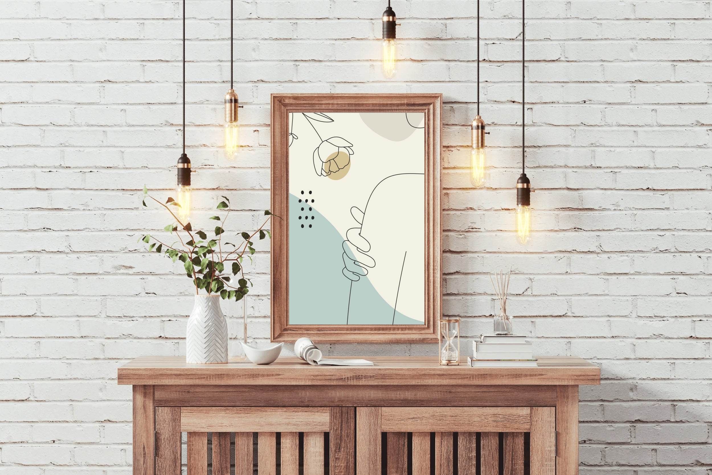 Emotional Woman Painting Wall Art - beink online art store