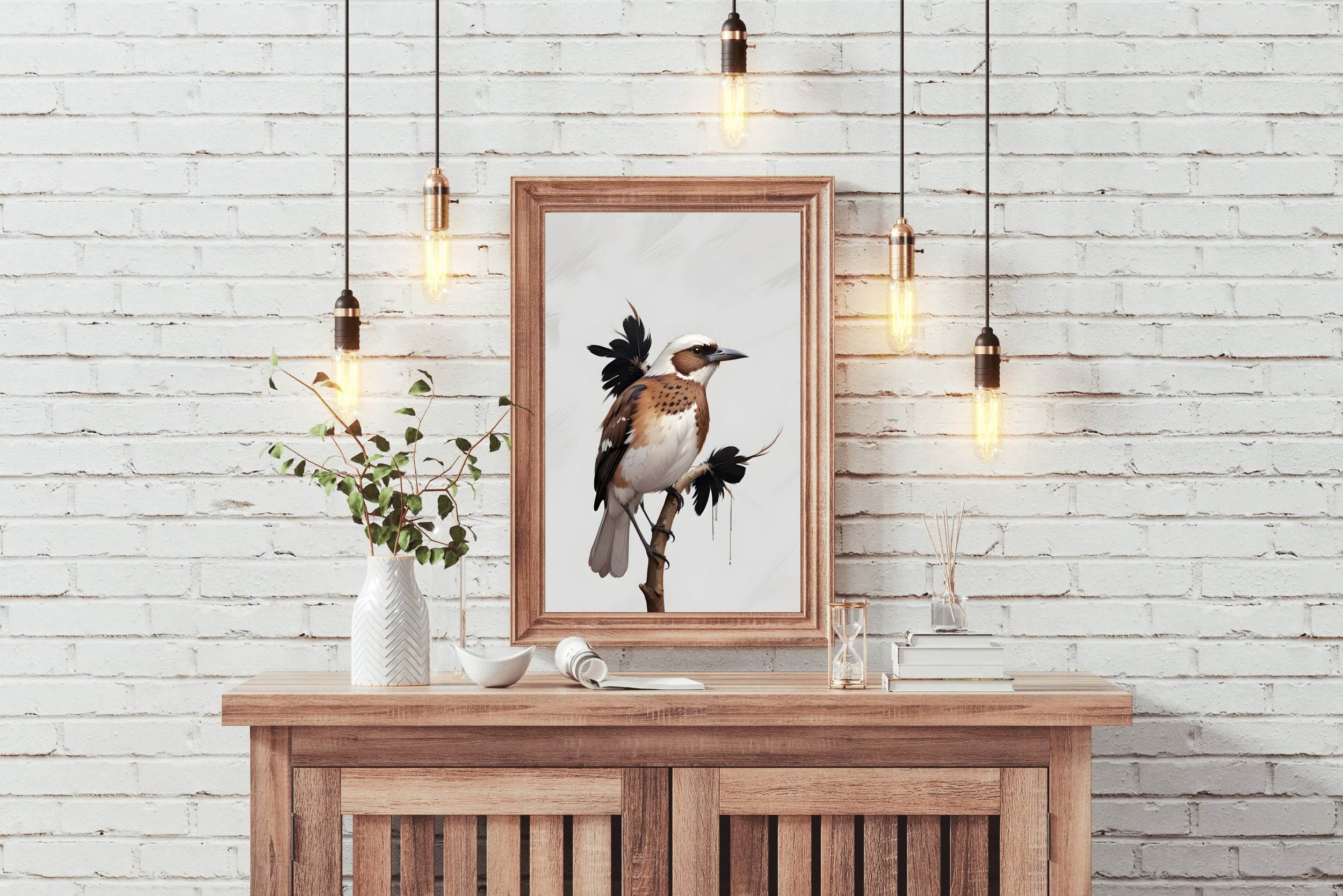 Painting of Kookaburra Bird Wall Art - beink online art store