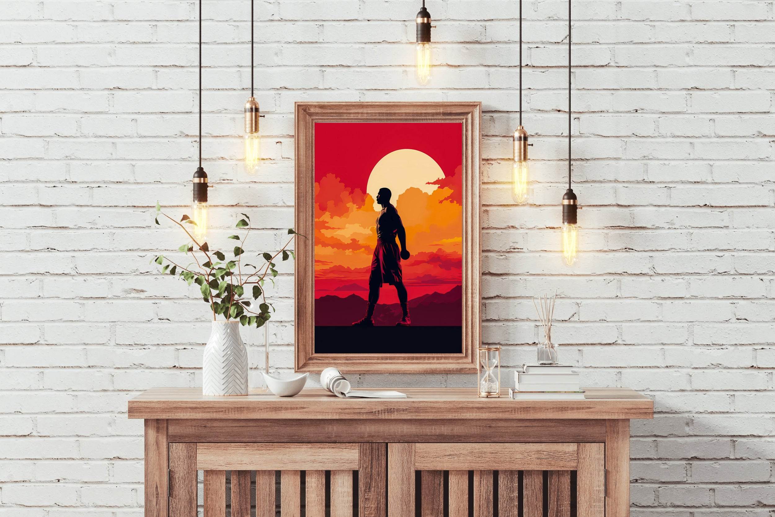 Anime Style Boxing Day Wall Art - beink online art store