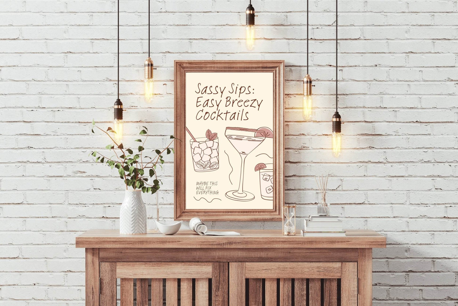 Ice Cocktail Wall Art - beink online art store