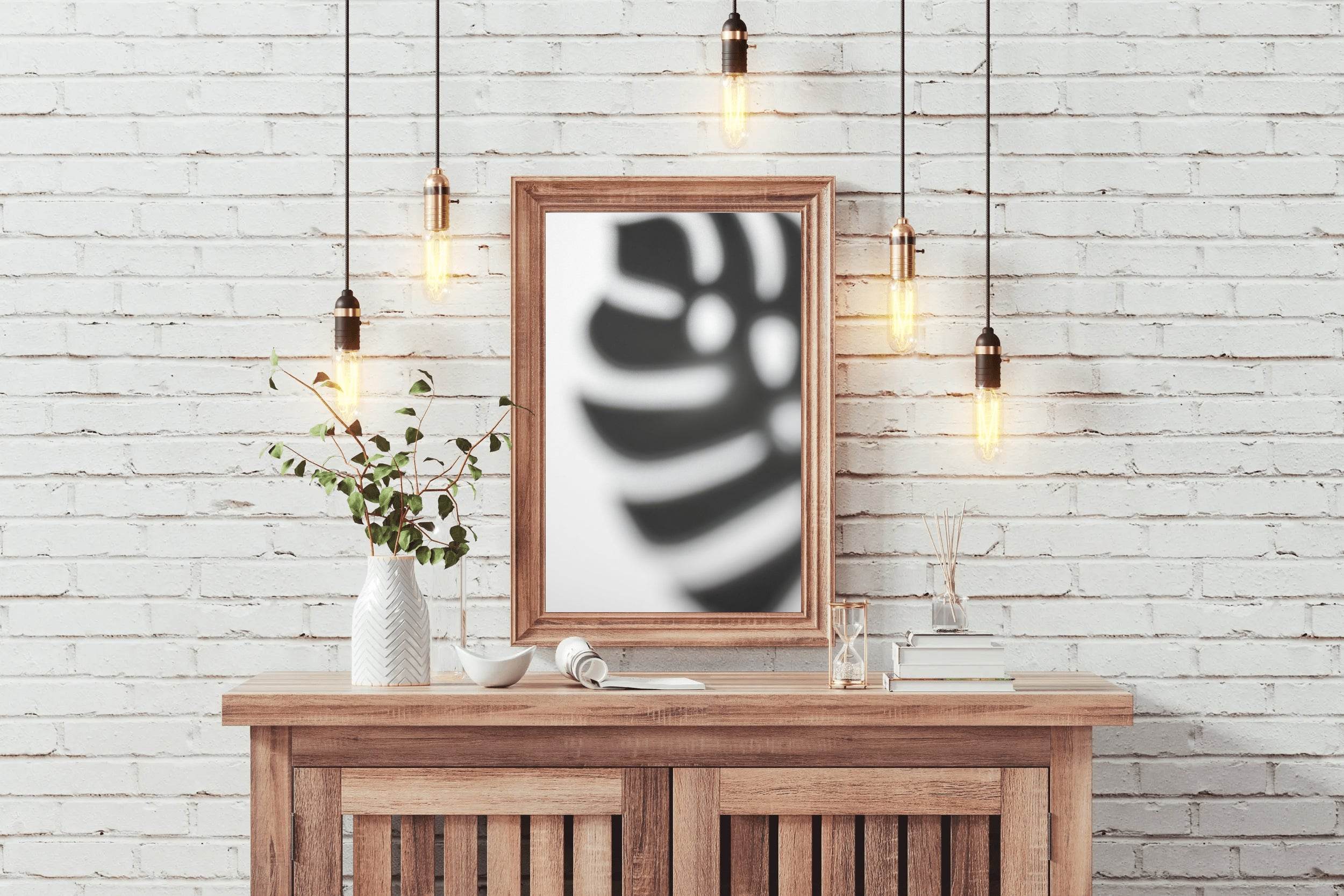 Zebra Footprint Black & White Wall Art - beink online art store