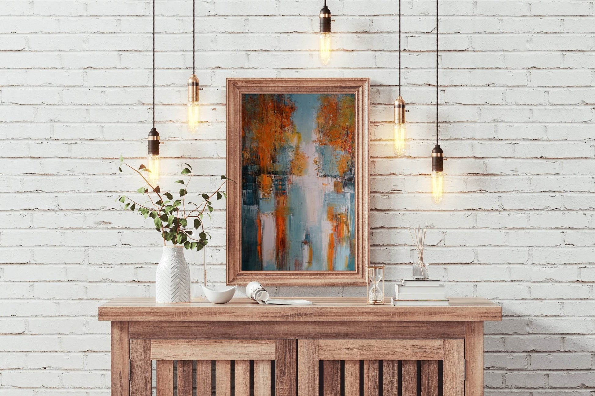Autumn Season Abstract Wall Art - beink online art store
