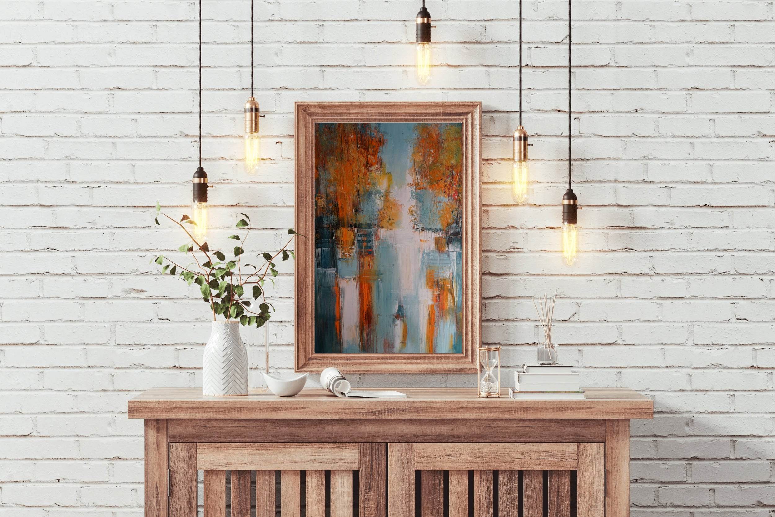 Autumn Season Abstract Wall Art - beink online art store