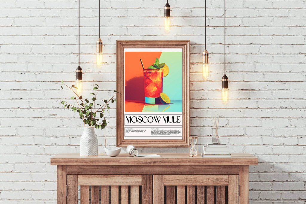 Classic Moscow Mule Wall Art - beink online art store