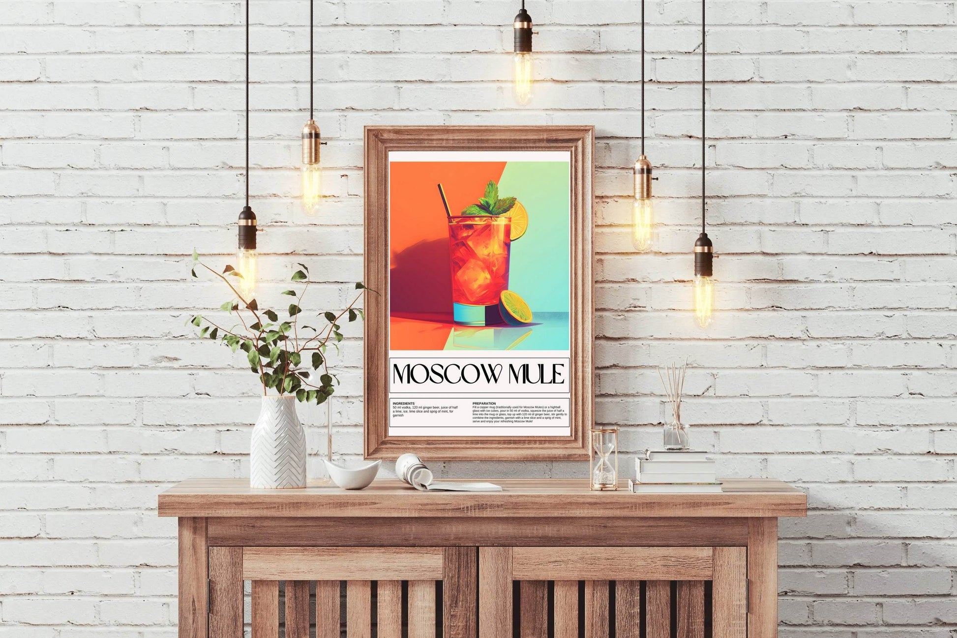 Classic Moscow Mule Wall Art - beink online art store