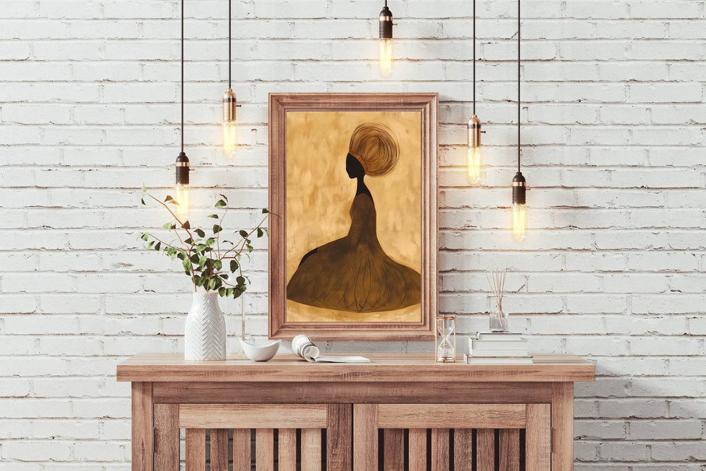Tree Woman Canvas Wall Art - beink online art store