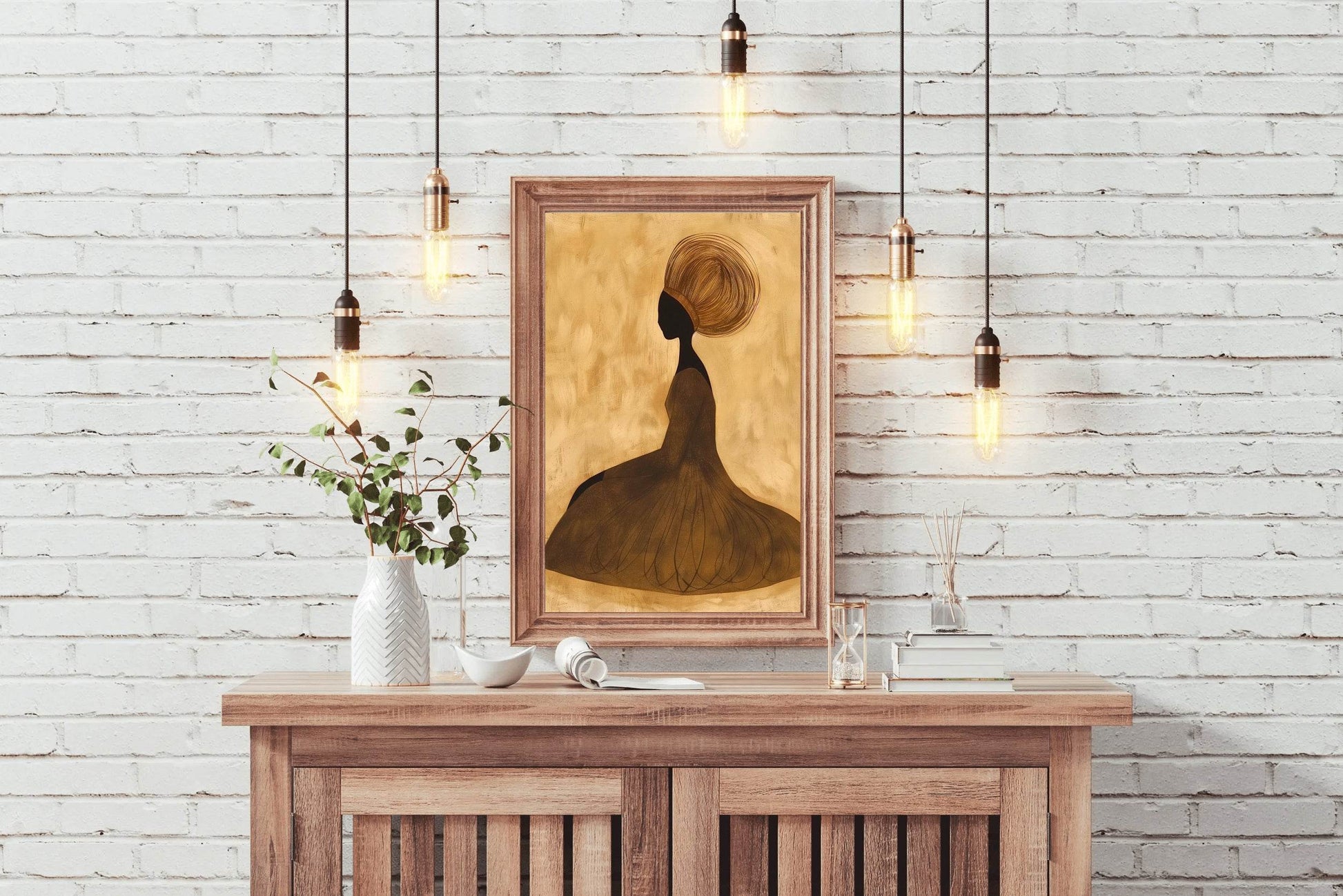 Tree Woman Canvas Wall Art - beink online art store