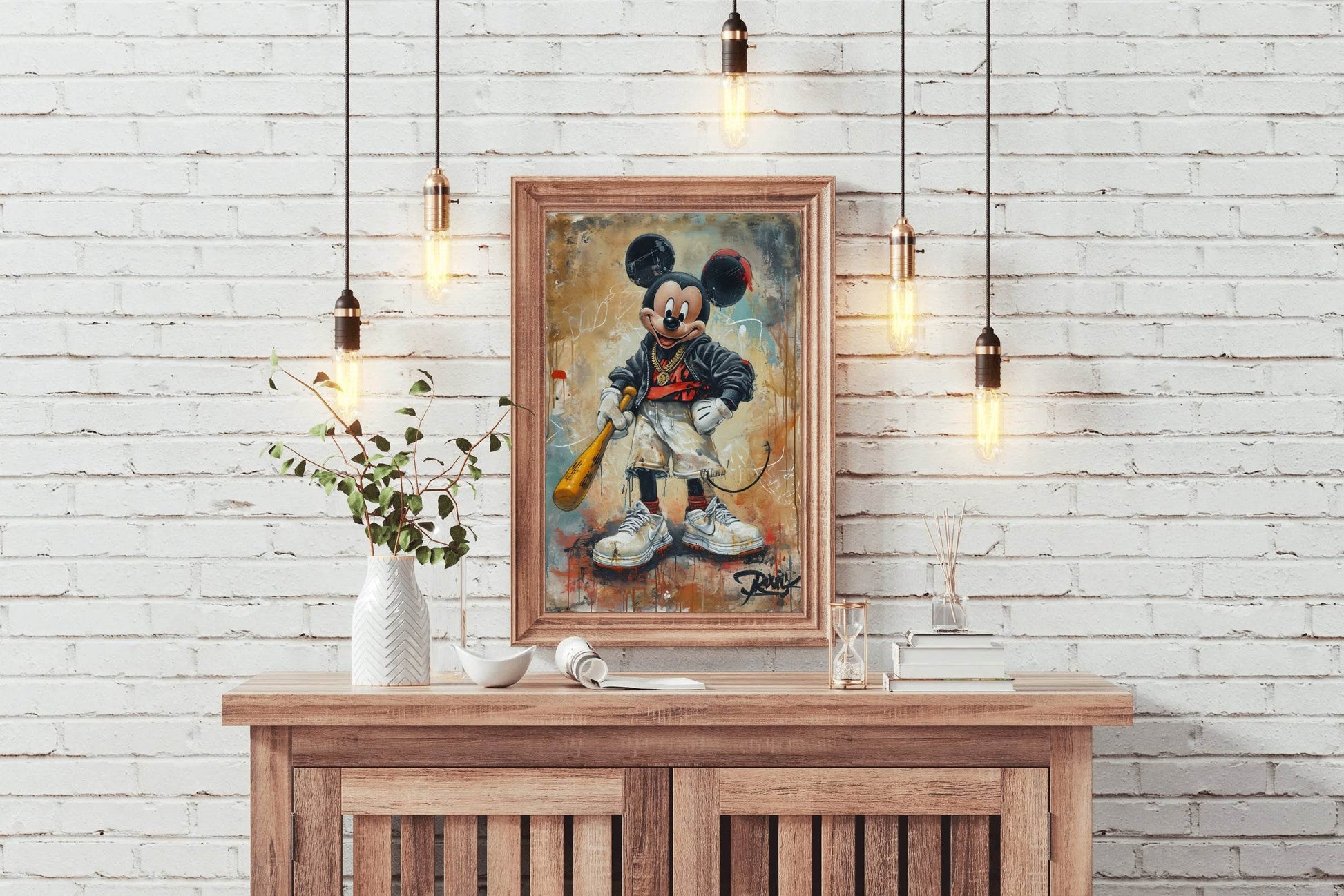 Mickey's Gangsta Style Wall Art - beink online art store