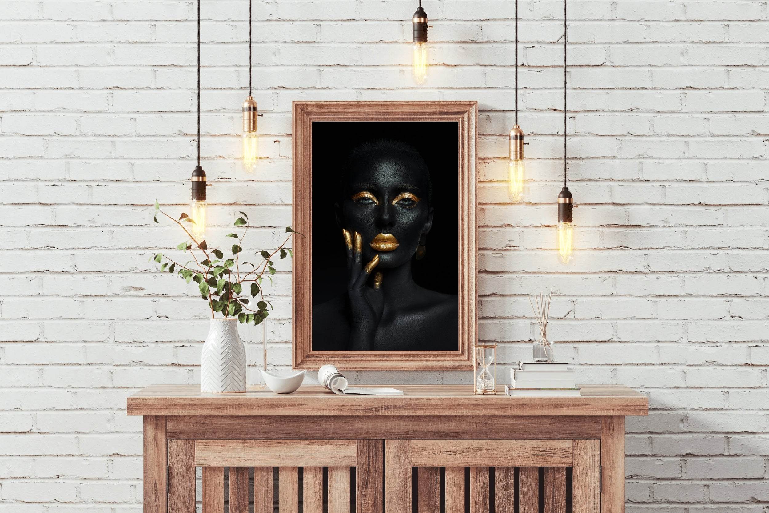Women Painted Black & White Wall Art - beink online art store