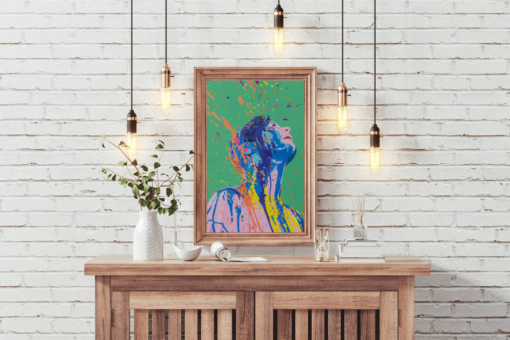 Splashed Dreams Modern Wall Art - beink online art store