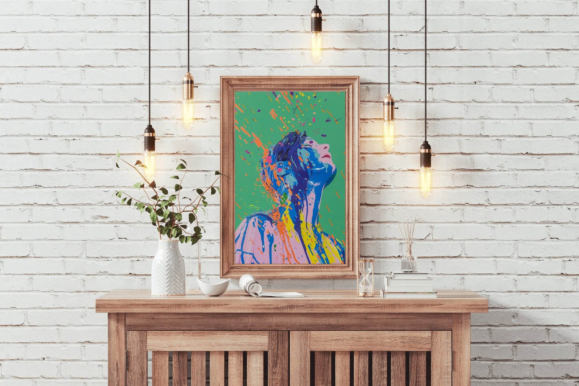 Splashed Dreams Modern Wall Art - beink online art store