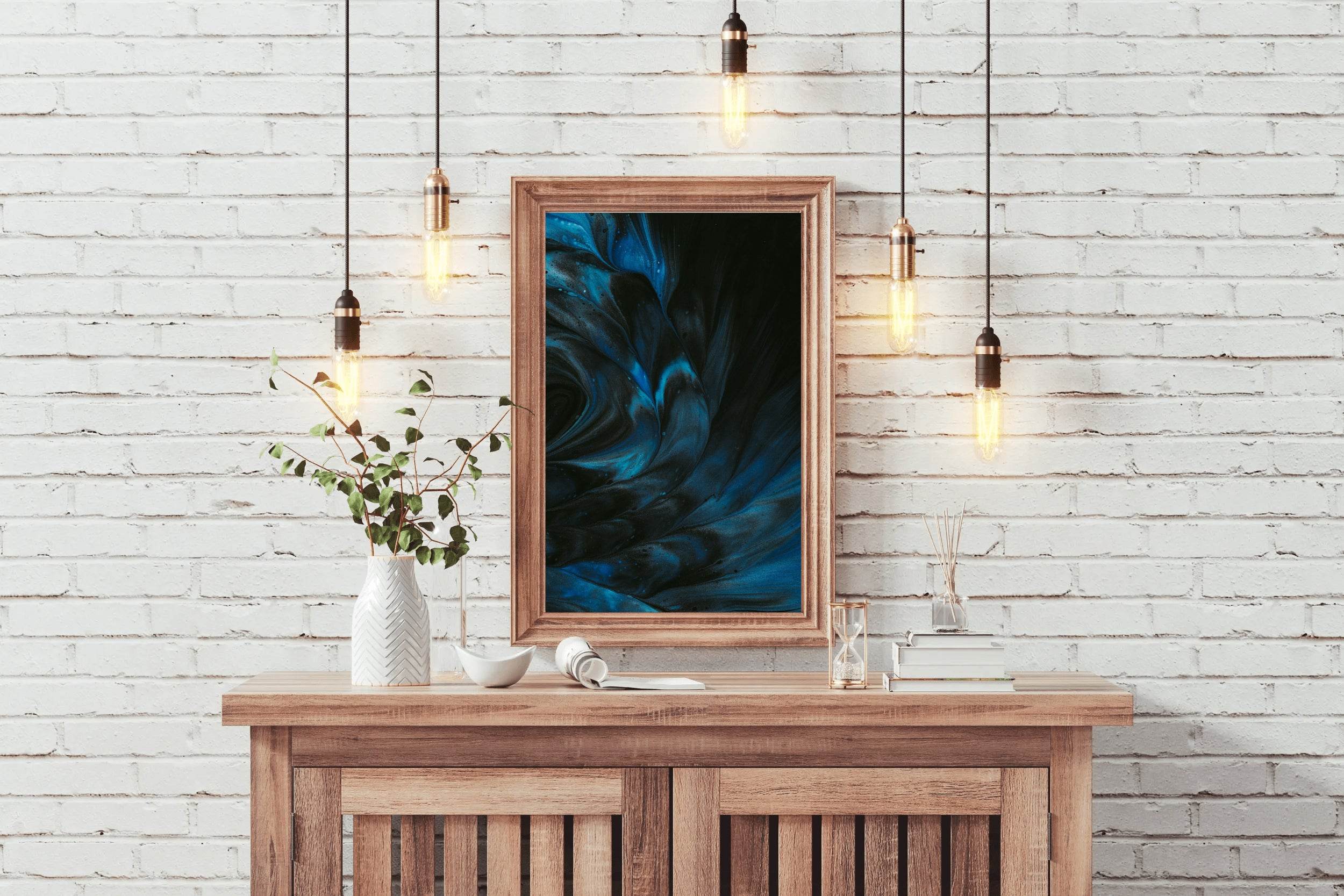 Oil Paint Milkyway View Abstract Wall Art - beink online art store