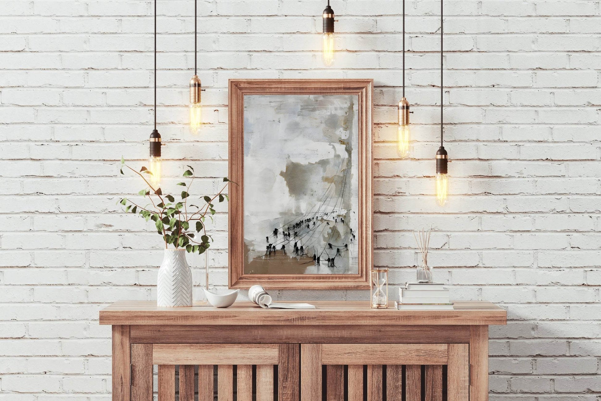 Watercolor Animal Drawing Modern Wall Art - beink online art store