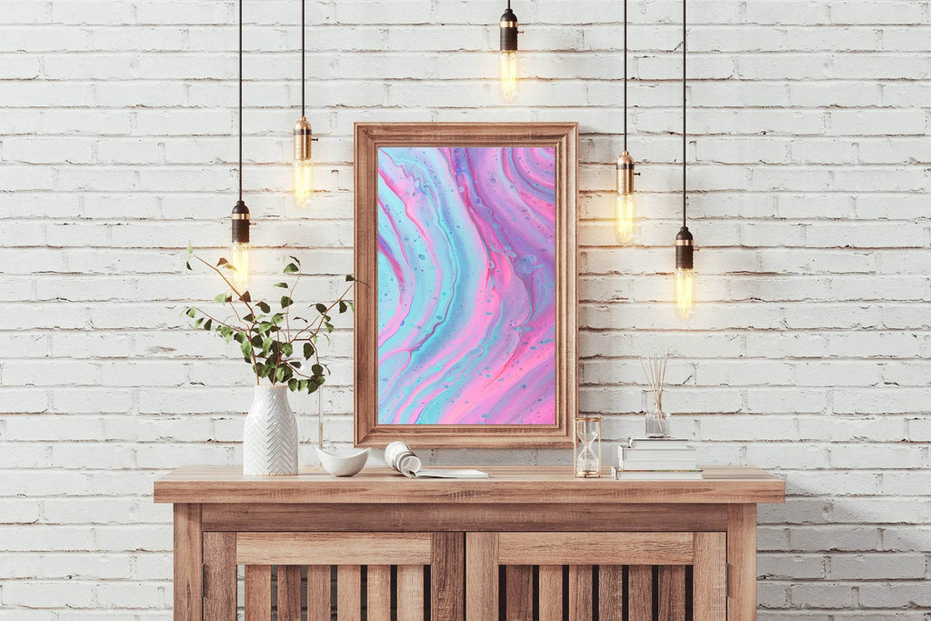 Water Color Fluid Abstract Wall Art - beink online art store