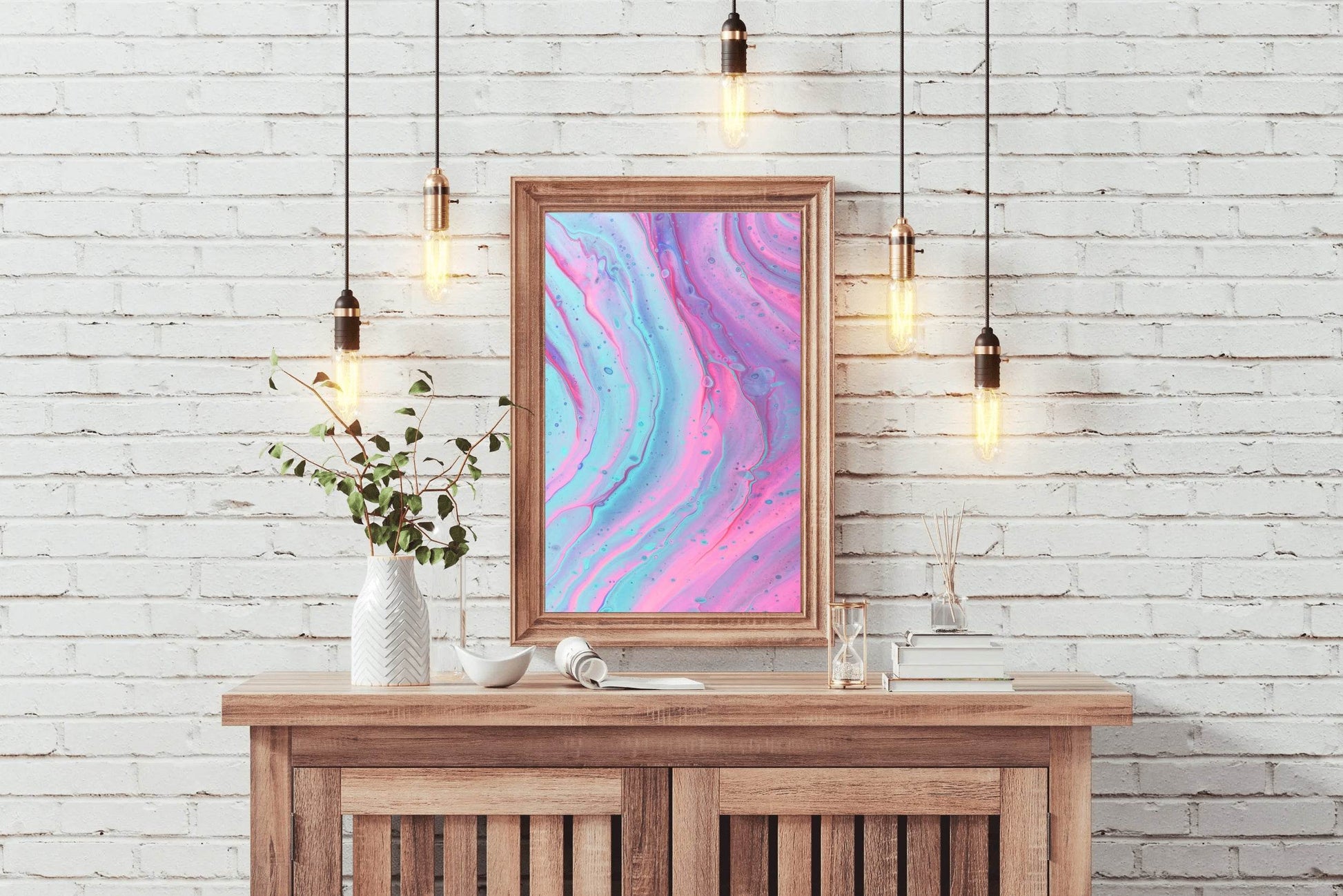 Water Color Fluid Abstract Wall Art - beink online art store