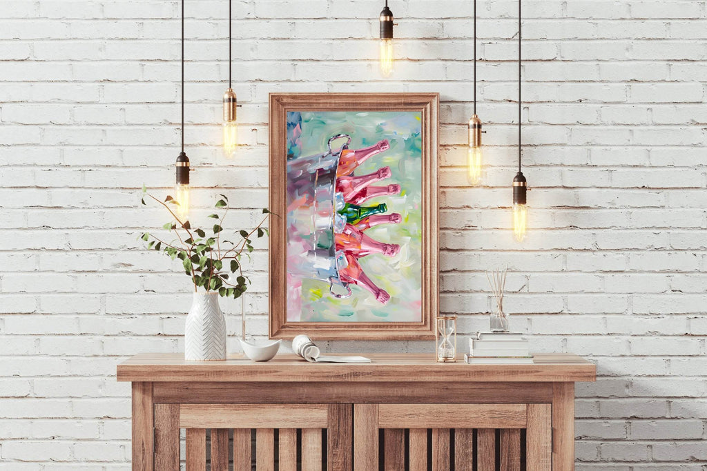 Champagne on Ice Wall Art - beink online art store