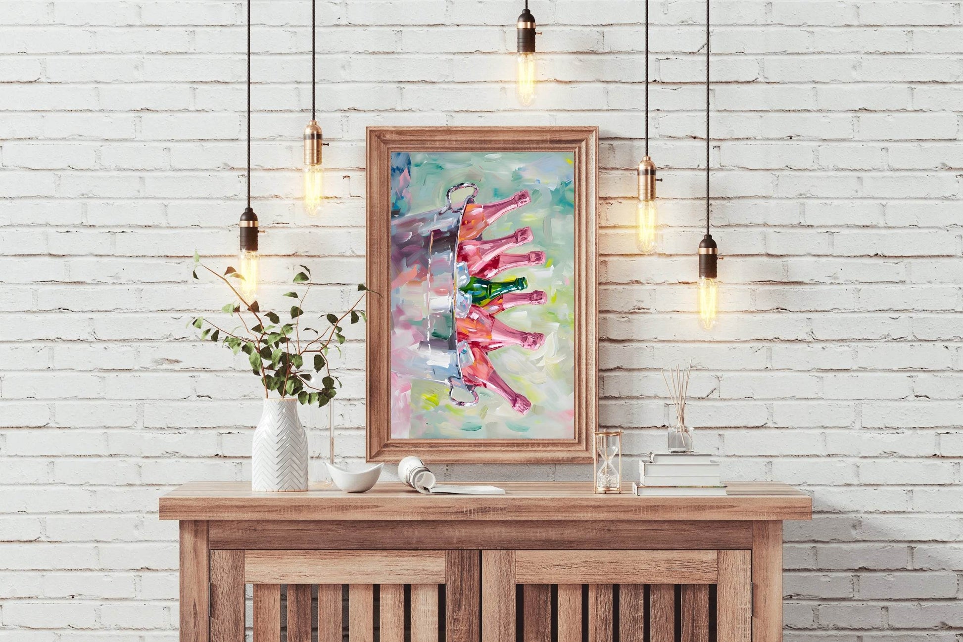 Champagne on Ice Wall Art - beink online art store