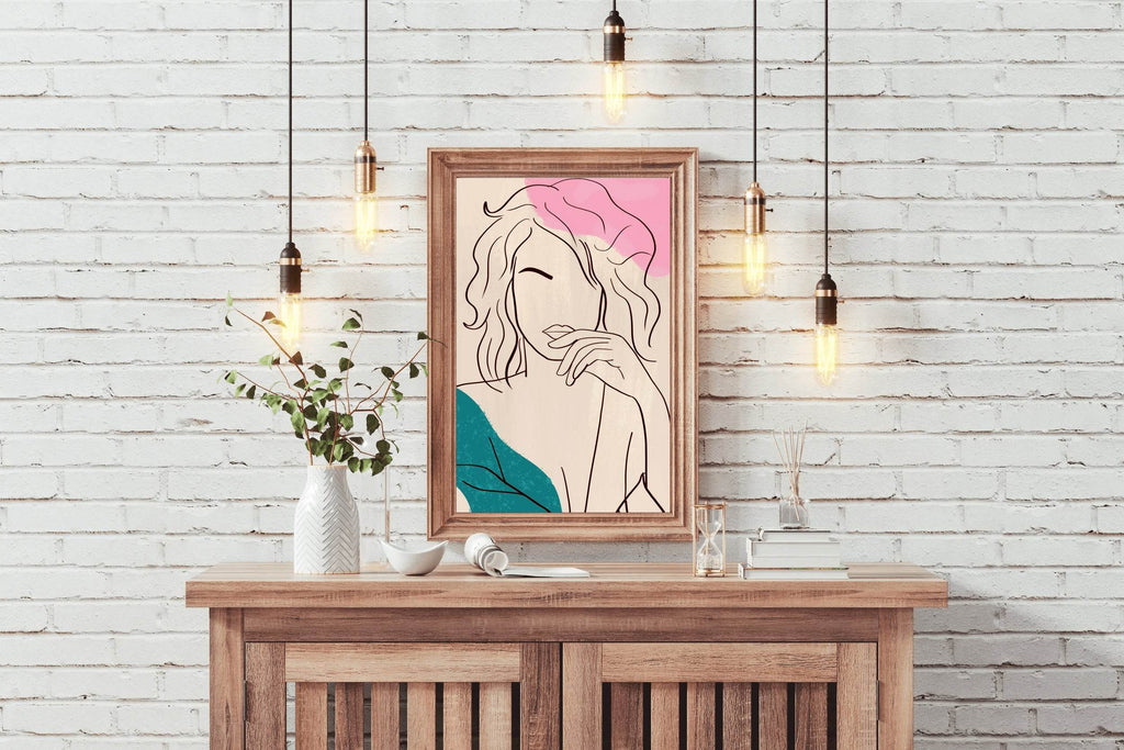 Painting A Woman Without A Face Wall Art - beink online art store