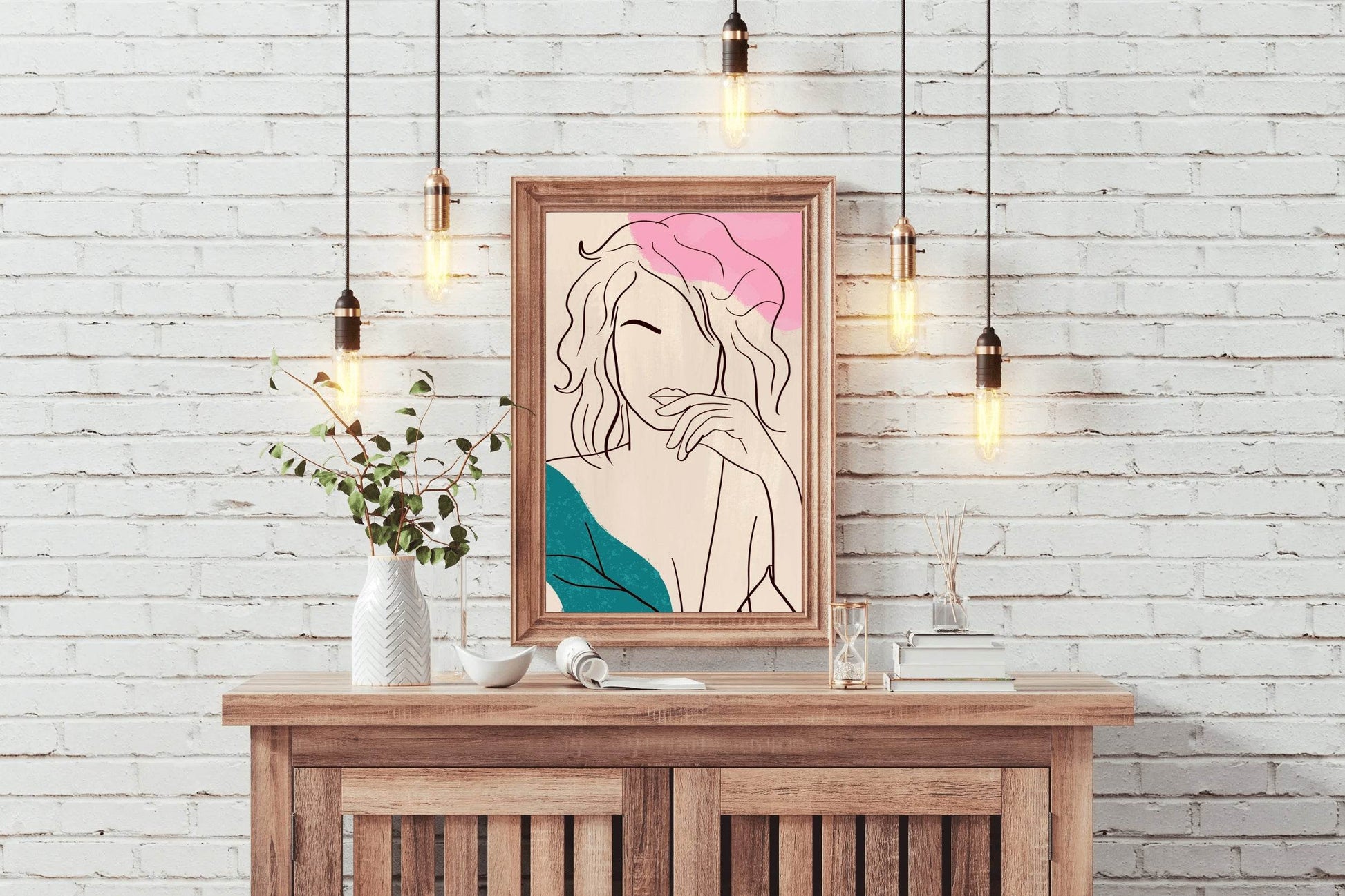 Painting A Woman Without A Face Wall Art - beink online art store
